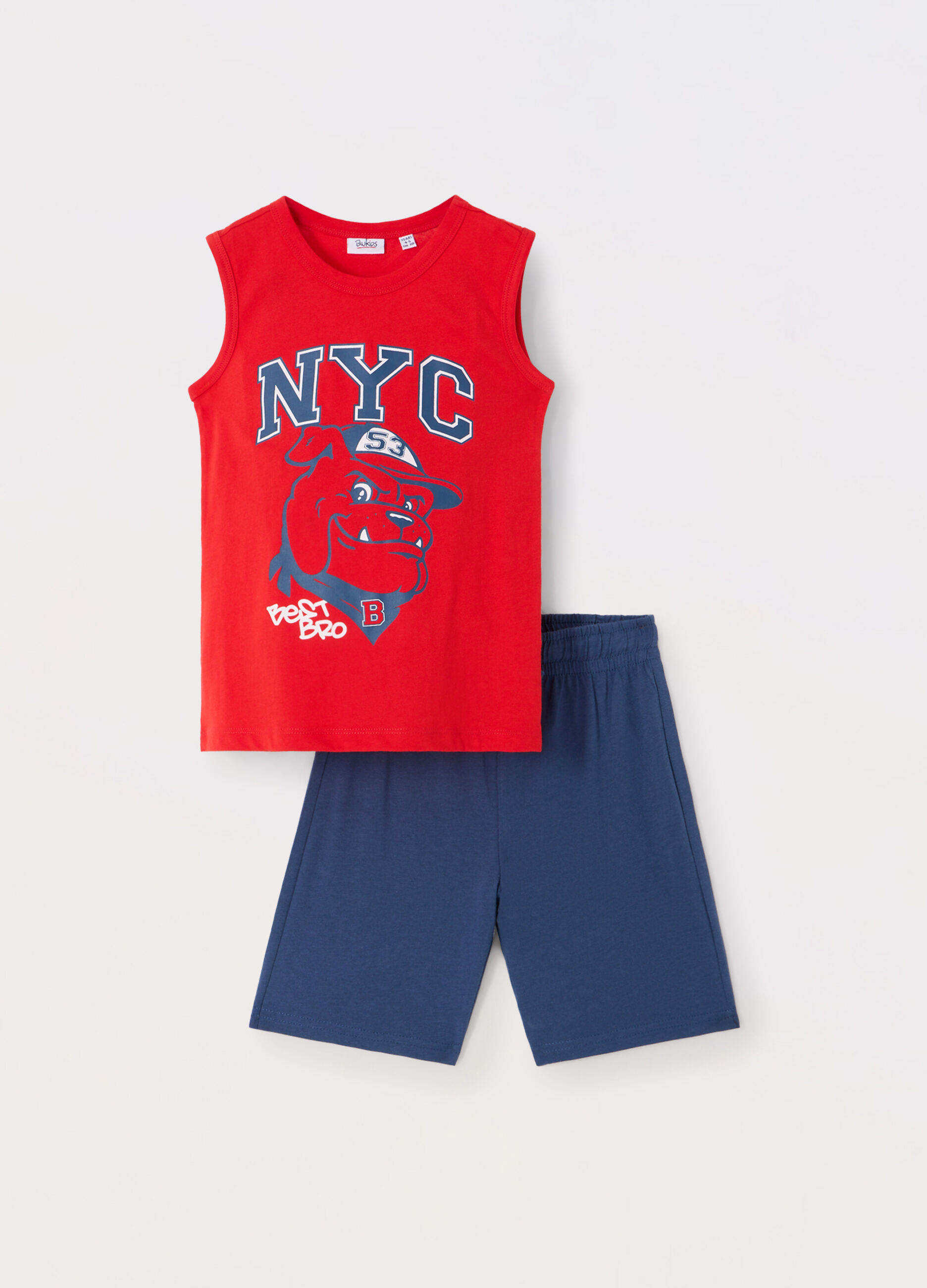 Jogging set in puro cotone bambino