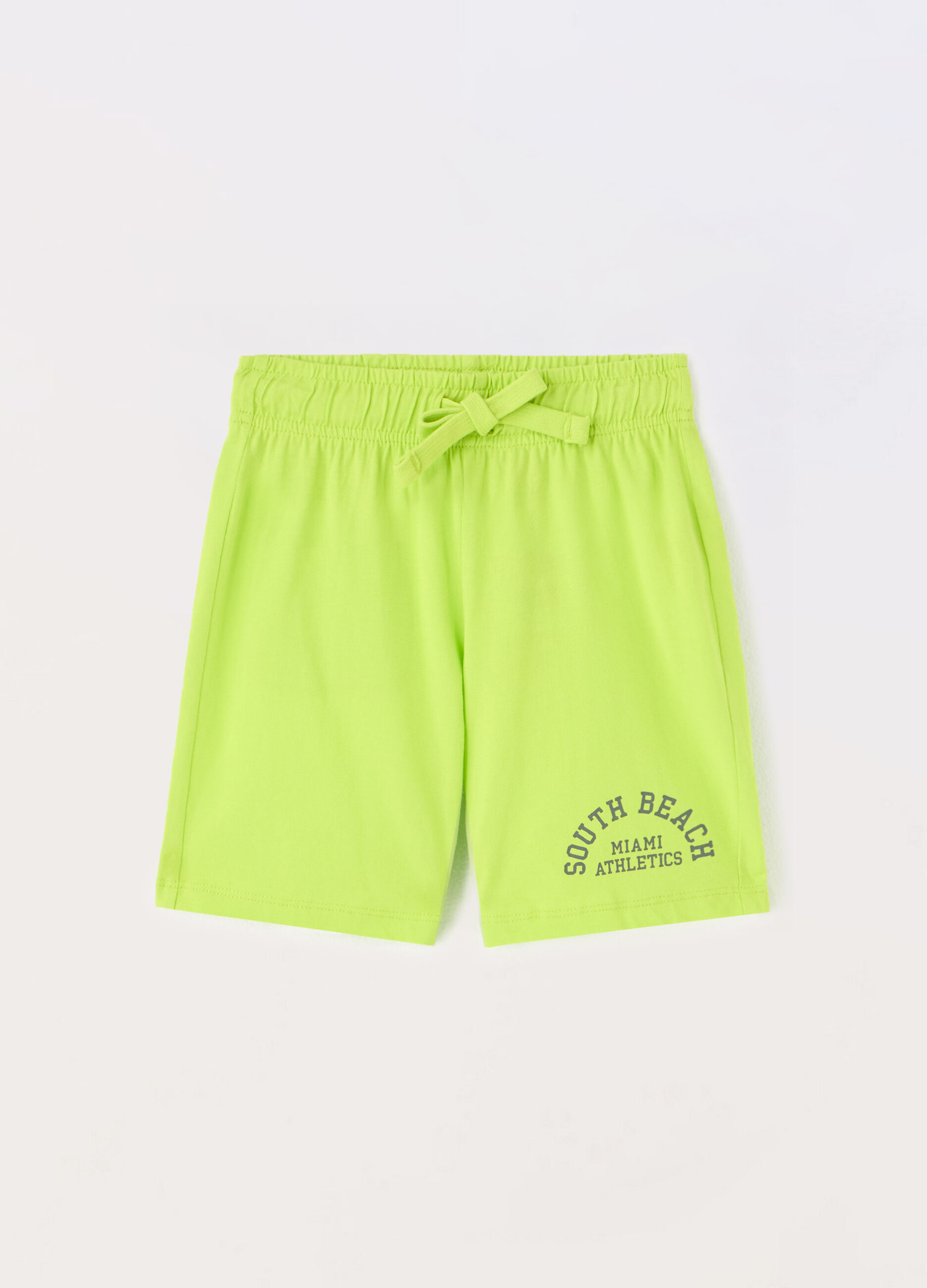 Shorts in jersey di puro cotone bambino