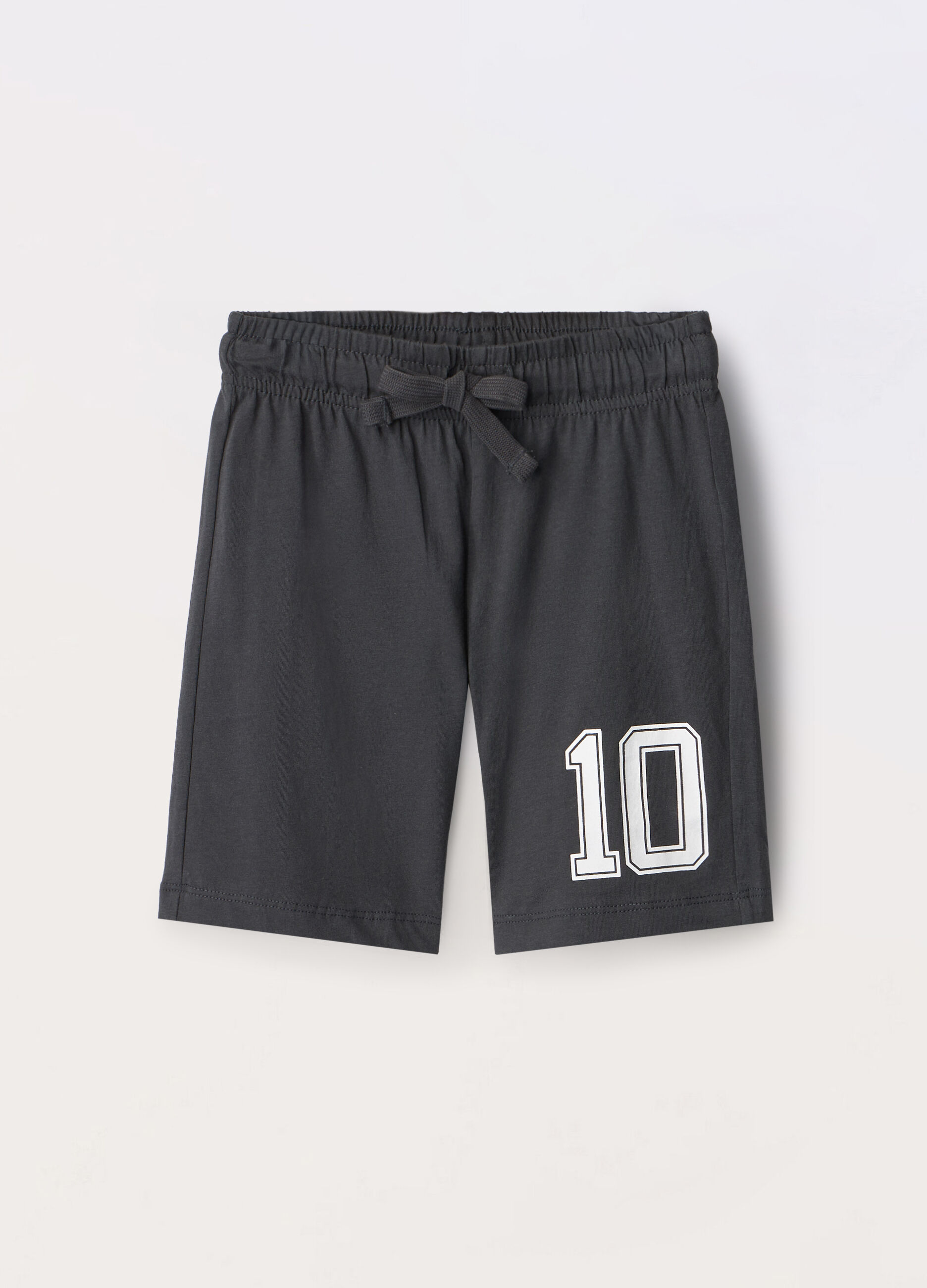 Shorts in jersey di puro cotone bambino