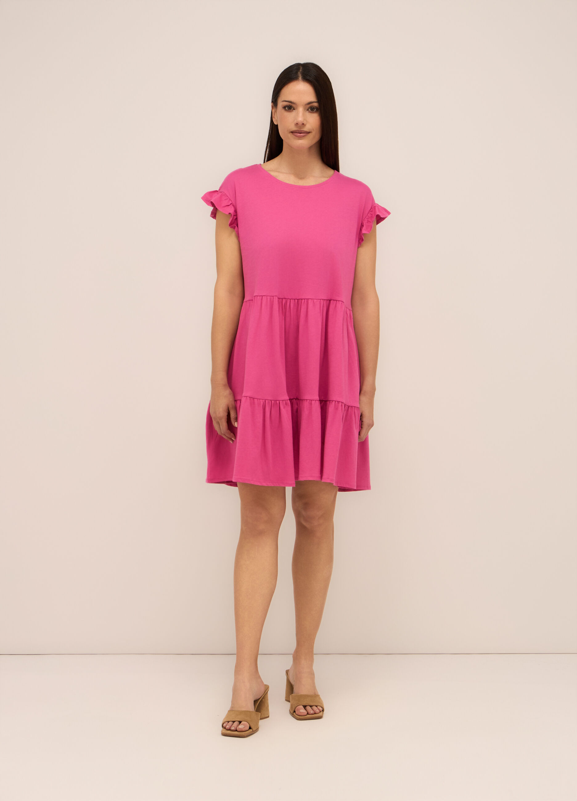 Abito in jersey di puro cotone donna