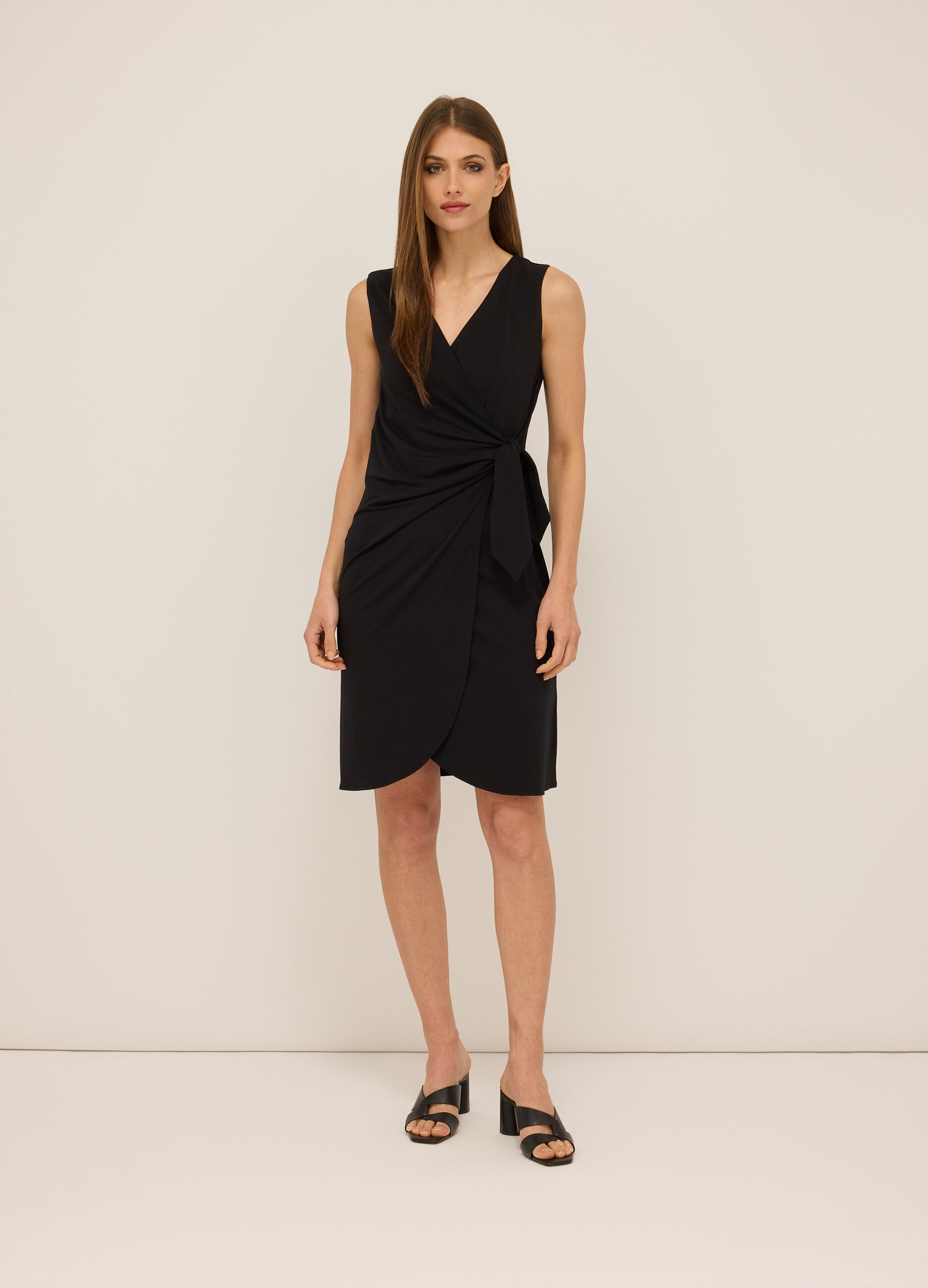 Abito corto in jersey stretch donna