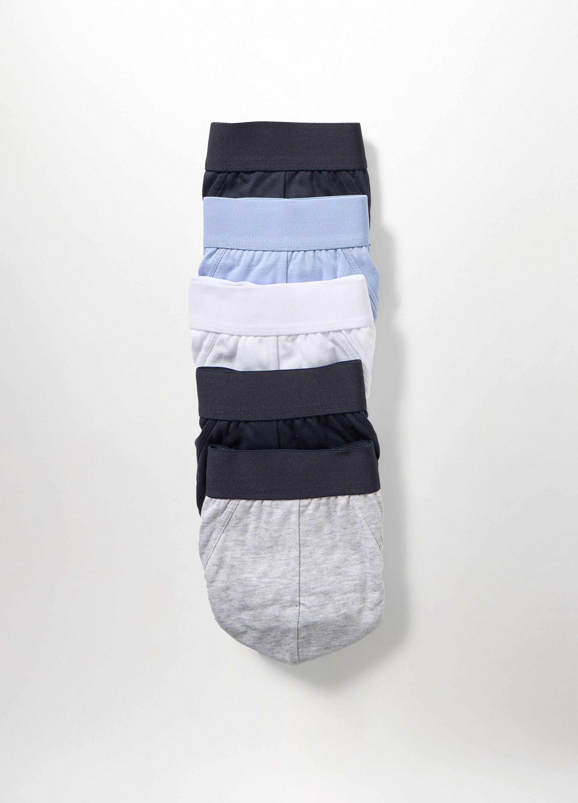 5 pack slip in jersey di cotone uomo