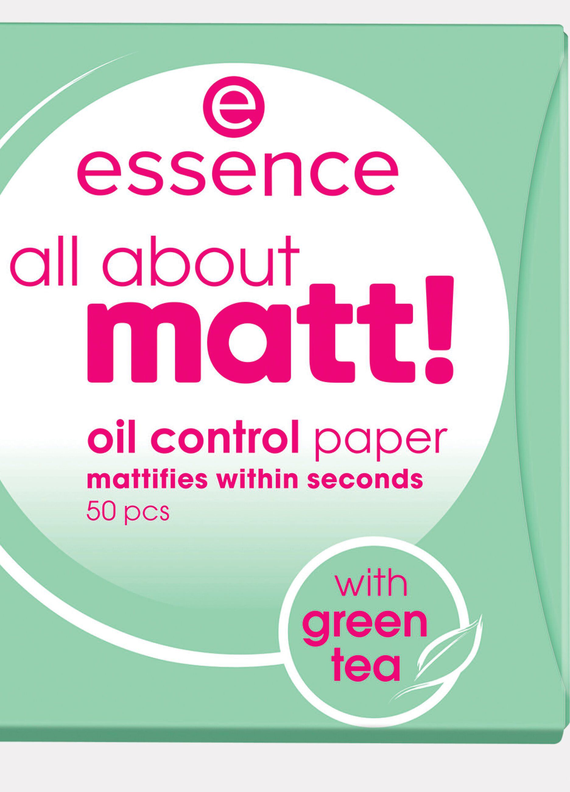 Essence all about matt! cartine viso sebo-assorbenti