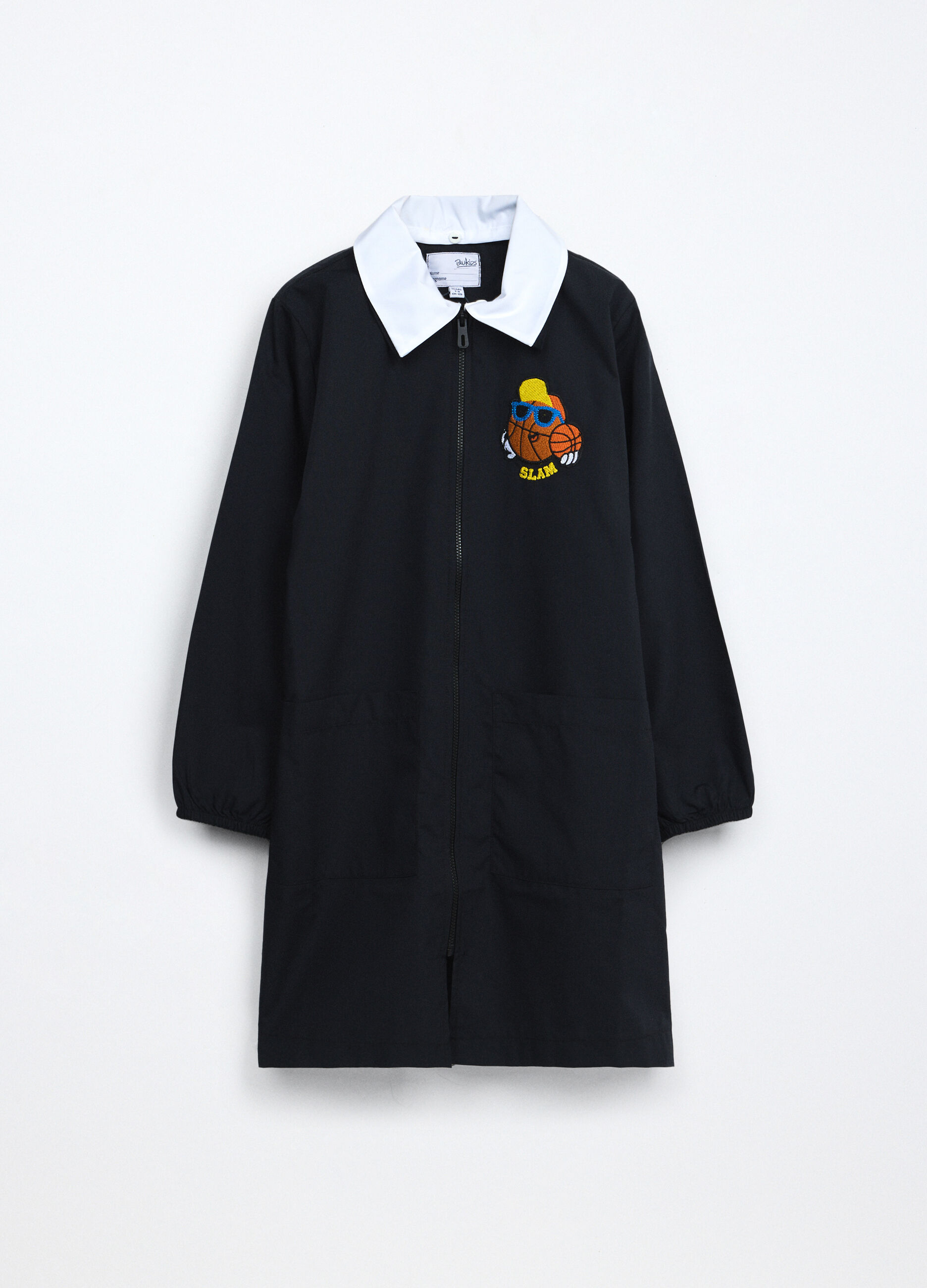 Grembiule con apertura full zip bambino