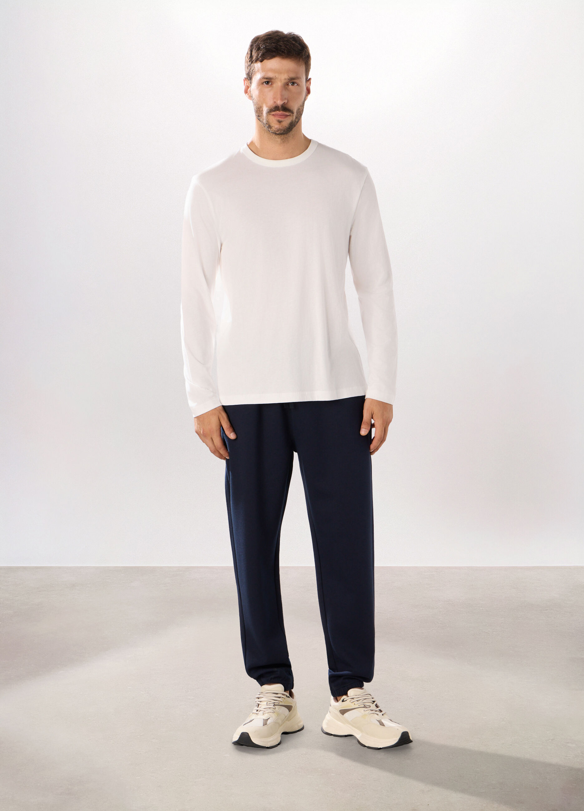 Jogger in tessuto tecnico uomo