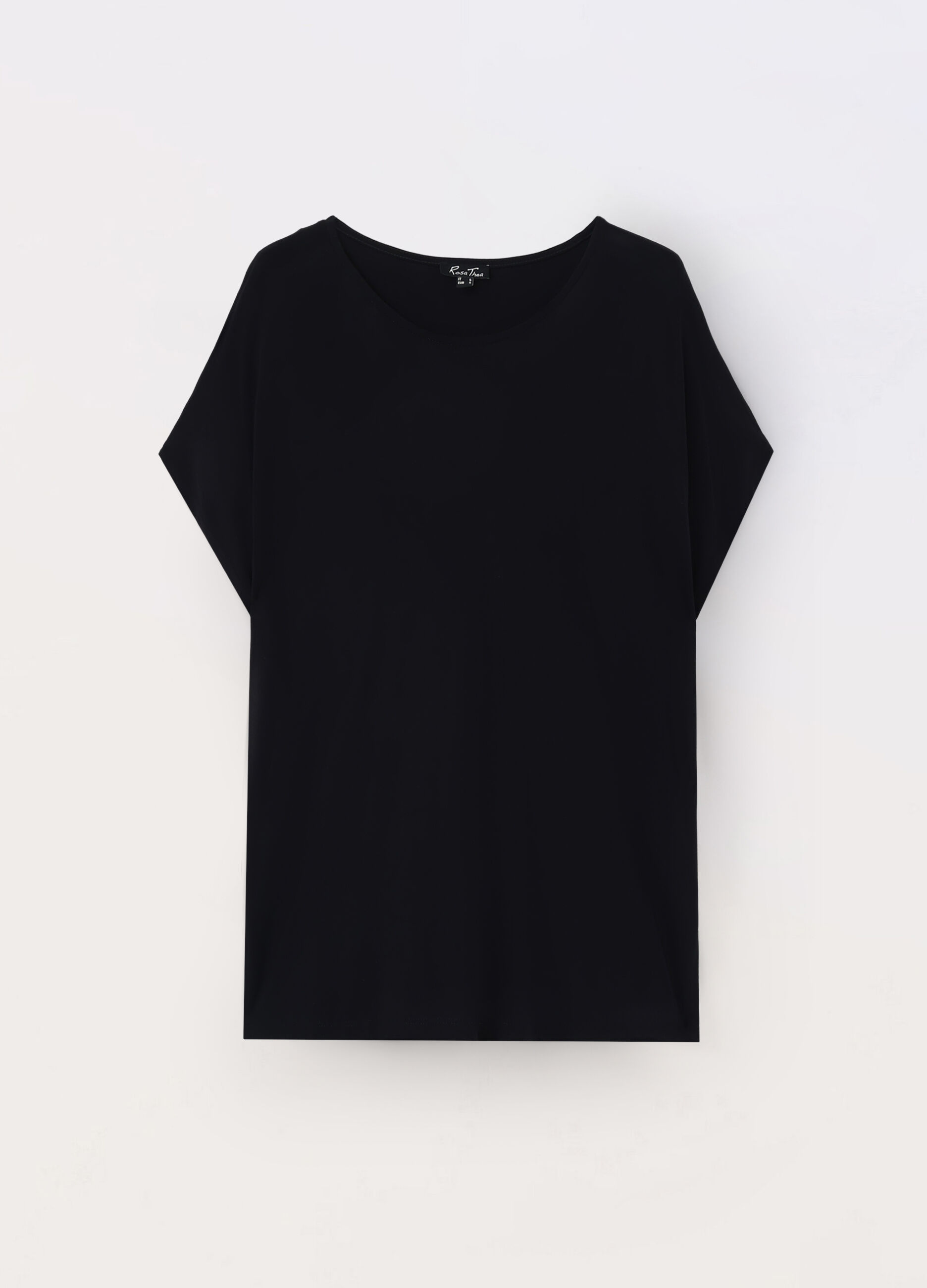 T-shirt in jersey di pura viscosa donna curvy