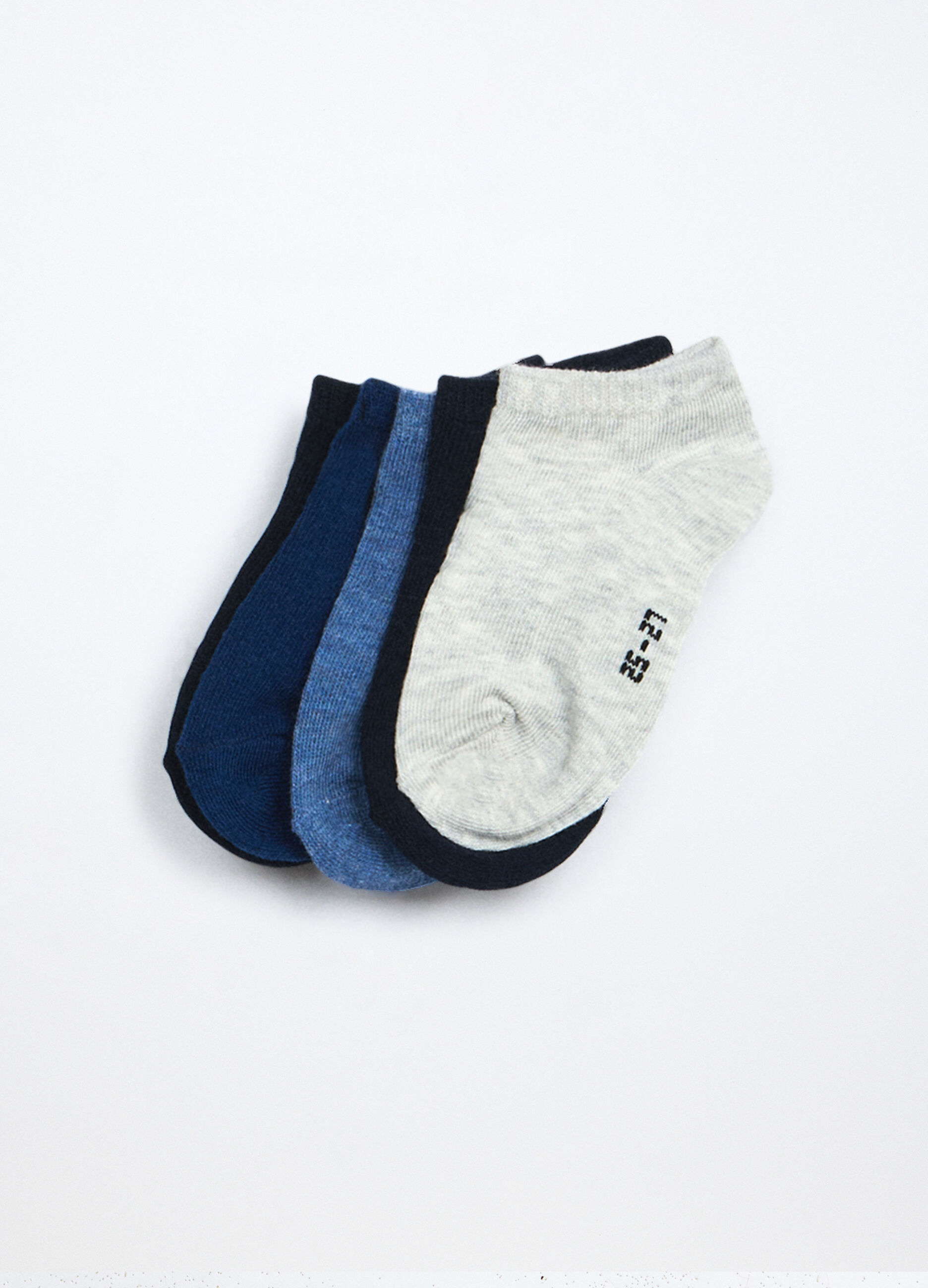 Pack 5 calzini corti misto cotone bambino
