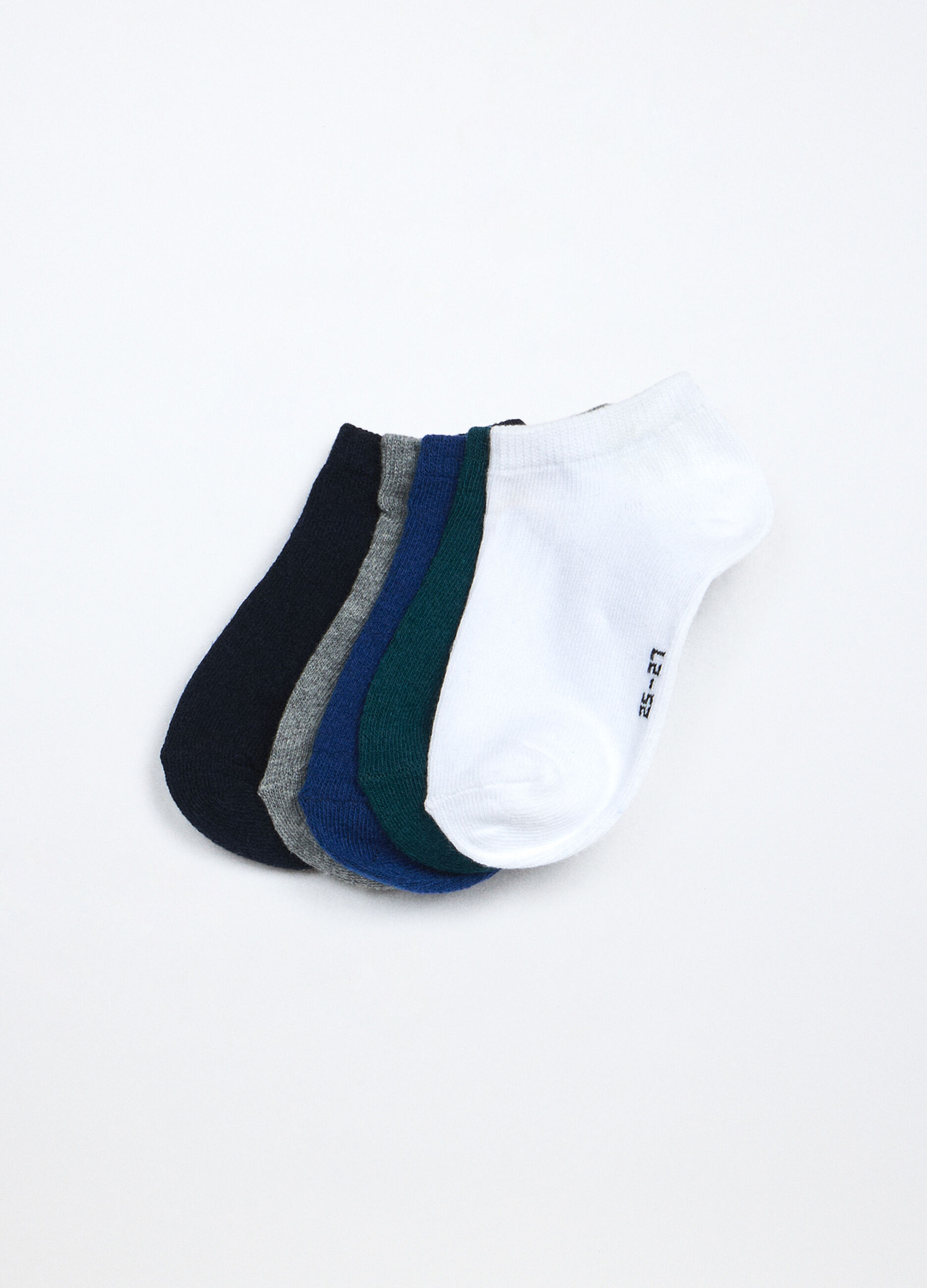 Pack 5 calzini corti misto cotone bambino