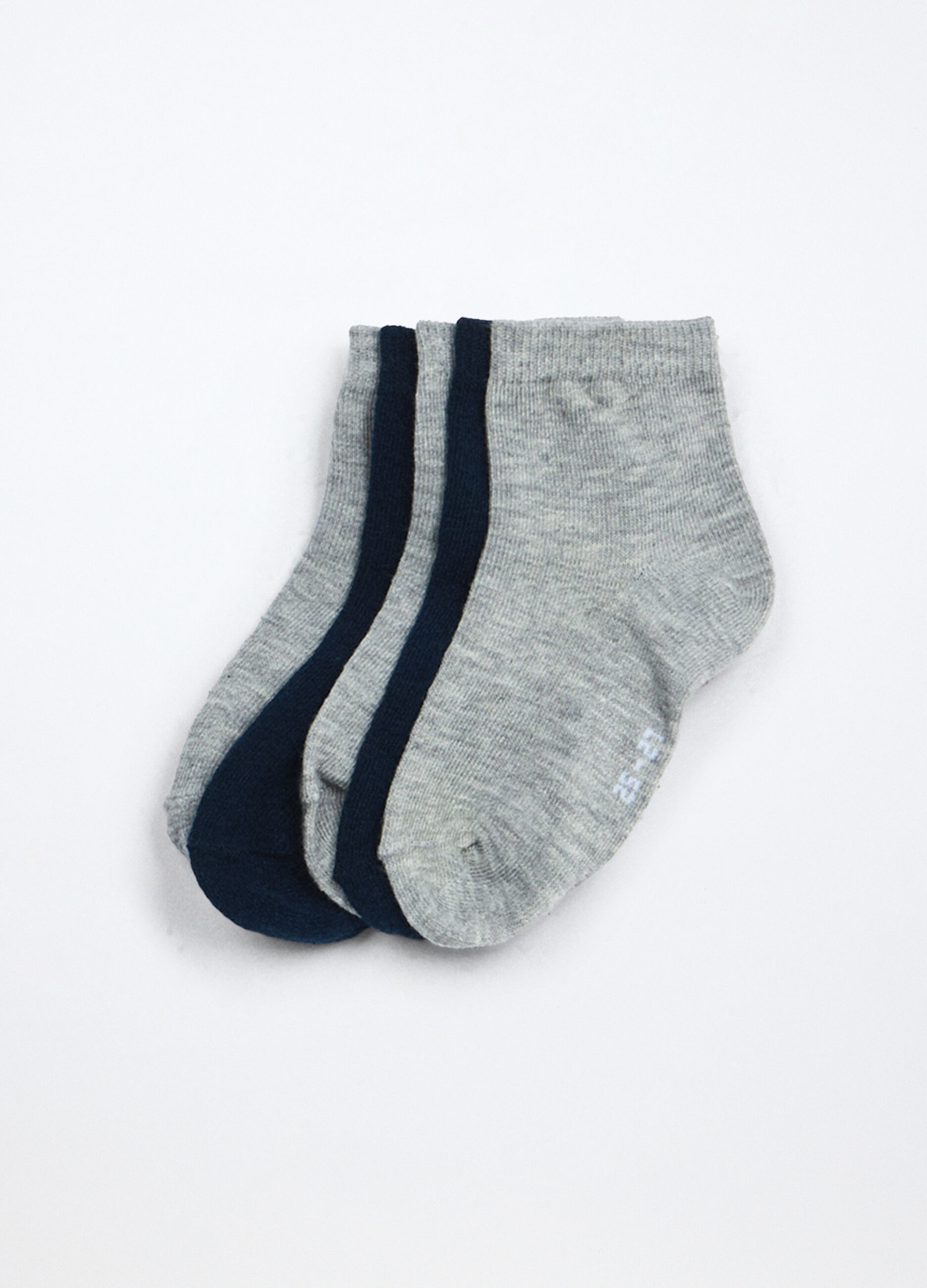 Pack 5 calzini corti misto cotone