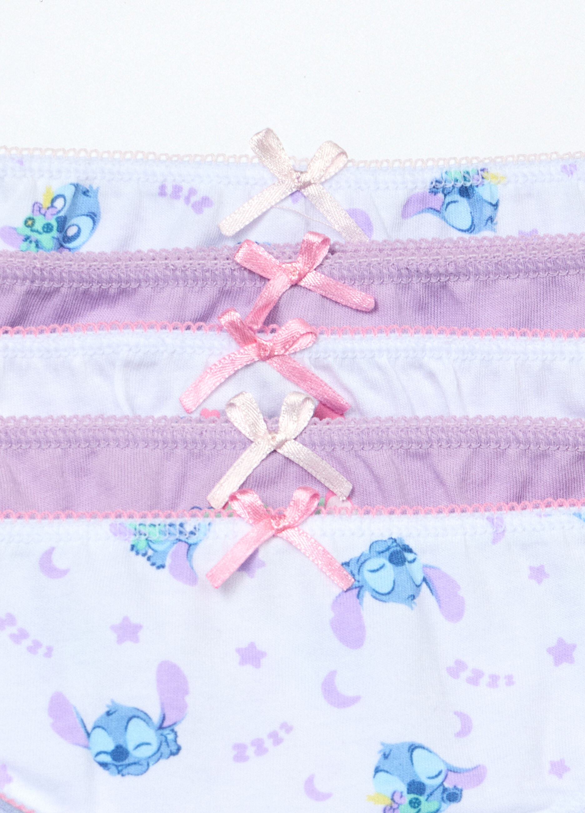 Pack 5 slip in jersey di puro cotone neonata 5 Pack 5 slip in jersey di puro cotone neonata