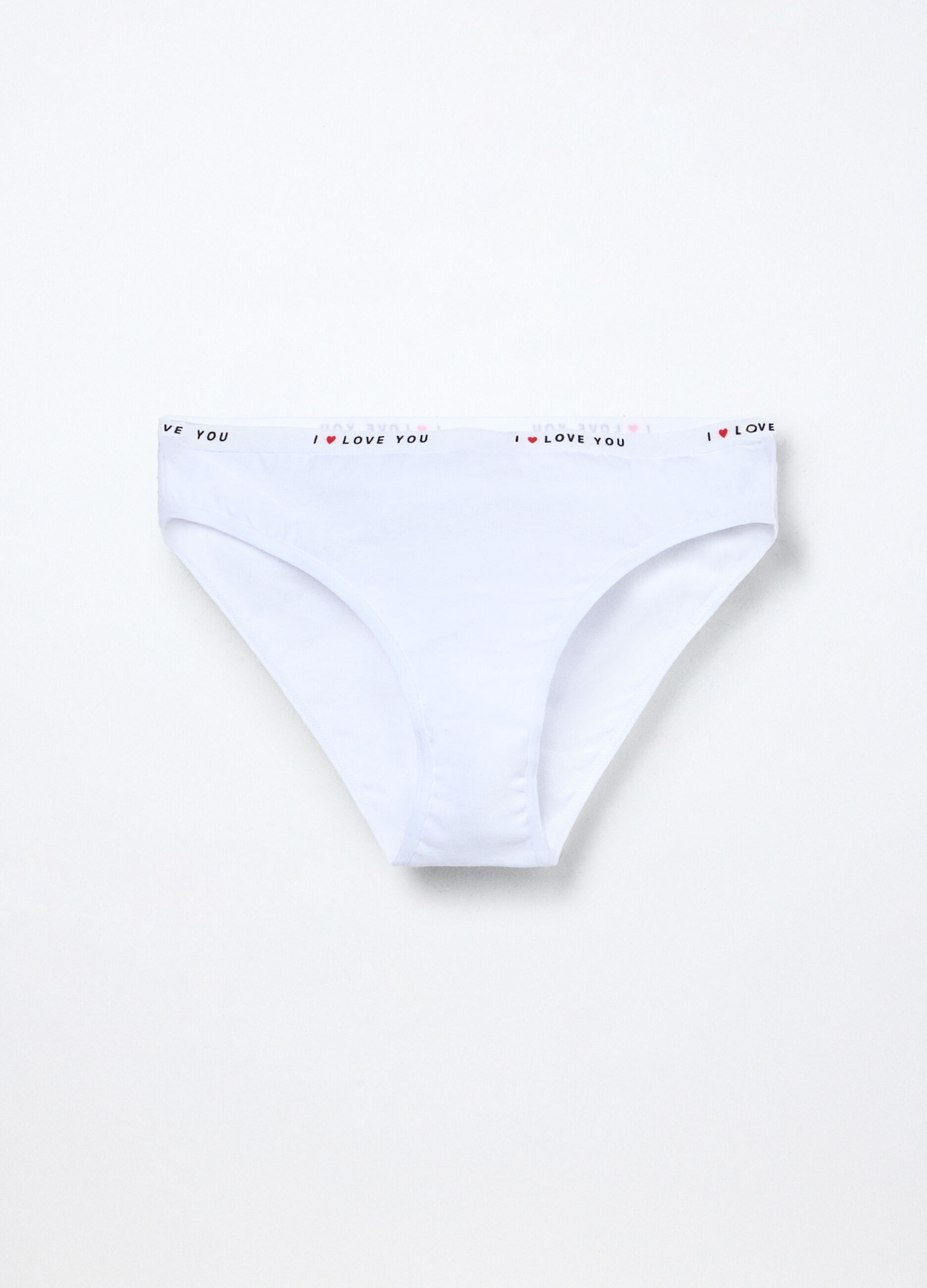 Slip in jersey di cotone stretch ragazza