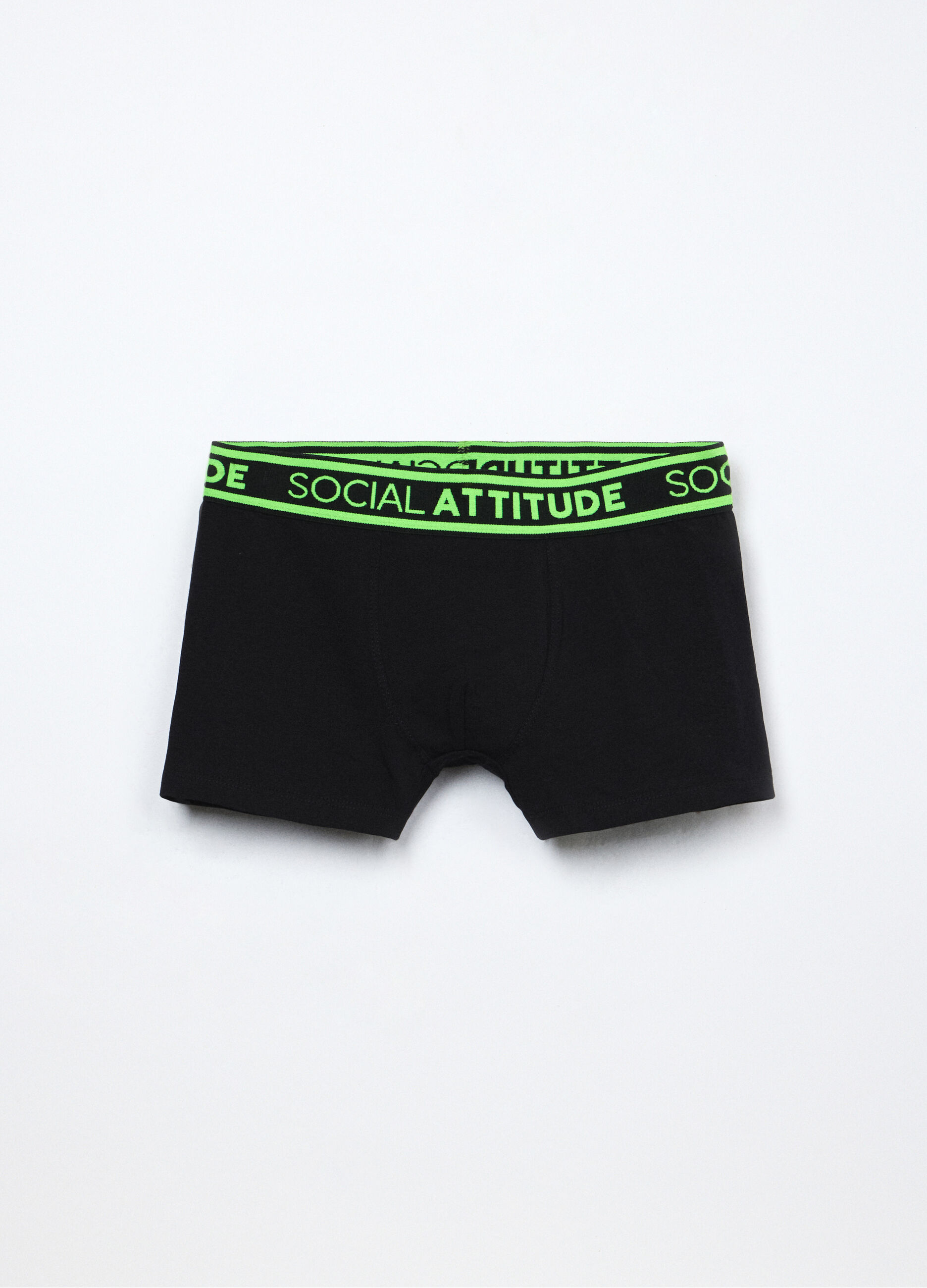 Boxer in jersey di cotone stretch ragazzo