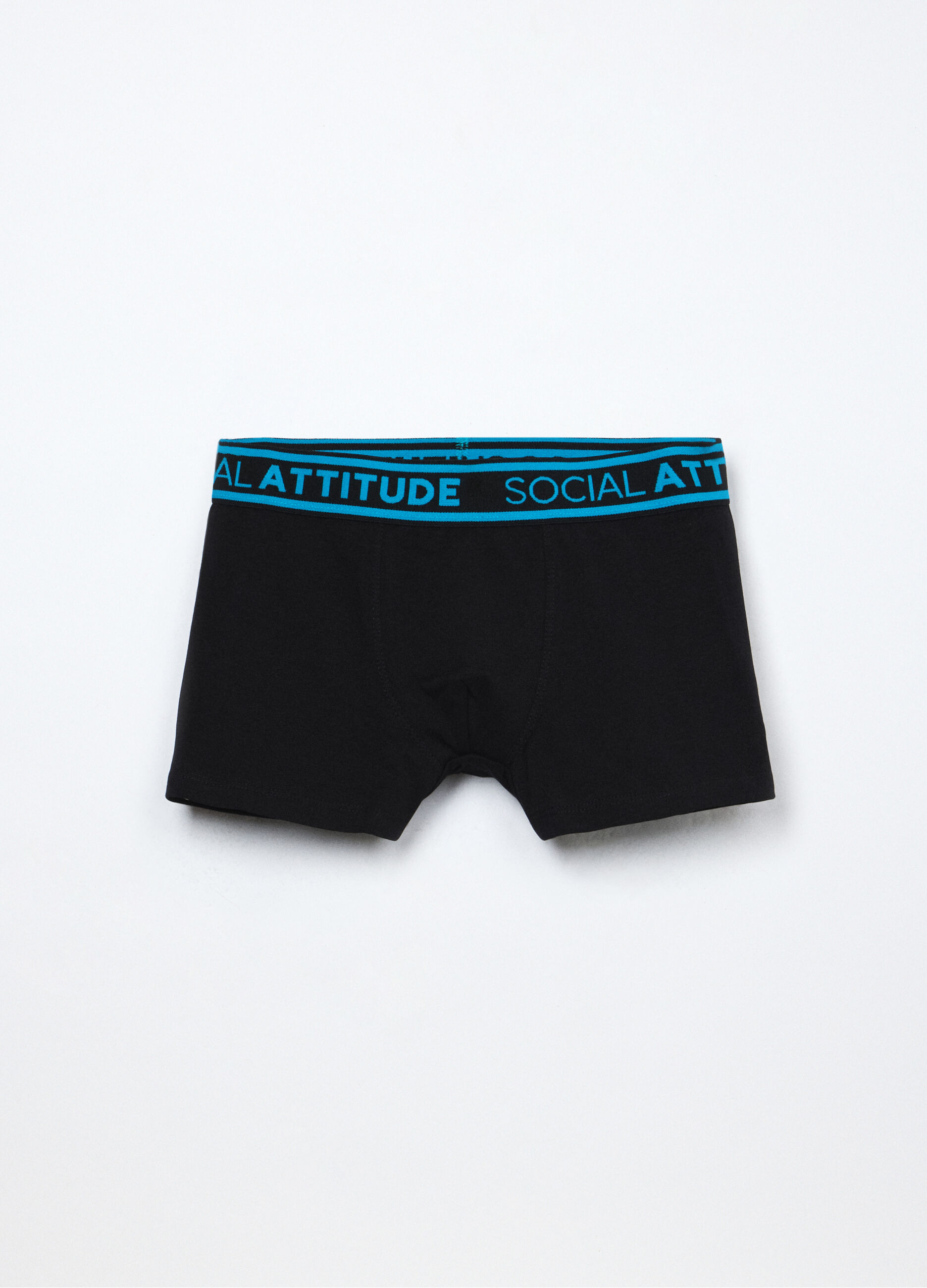 Boxer in jersey di cotone stretch ragazzo