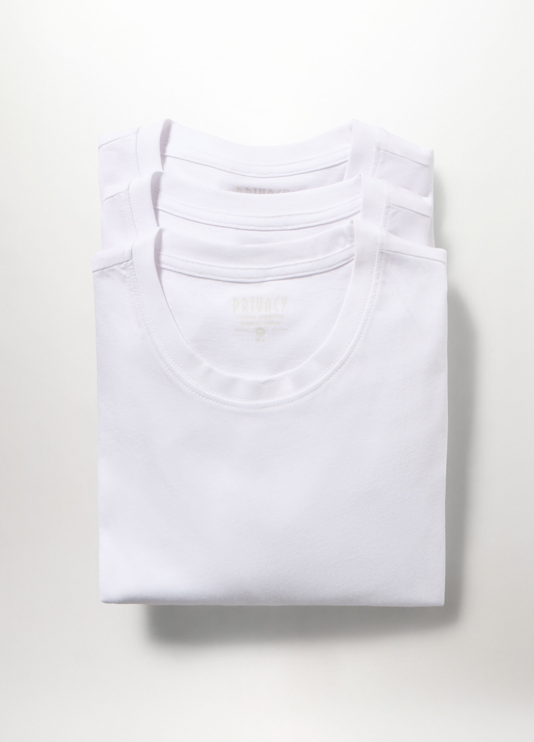 3 pack T-shirt girocollo in cotone uomo