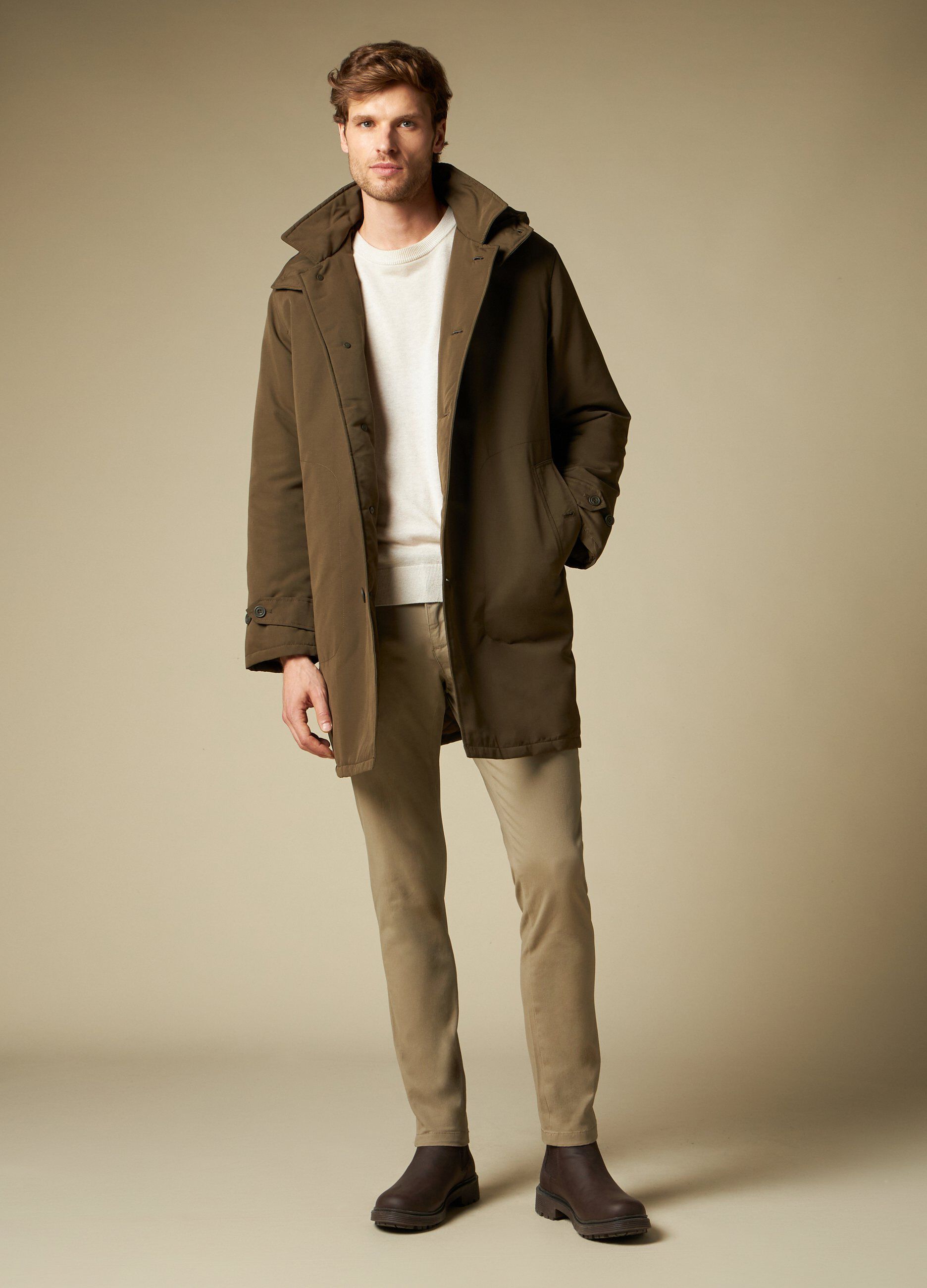 Parka imbottito uomo