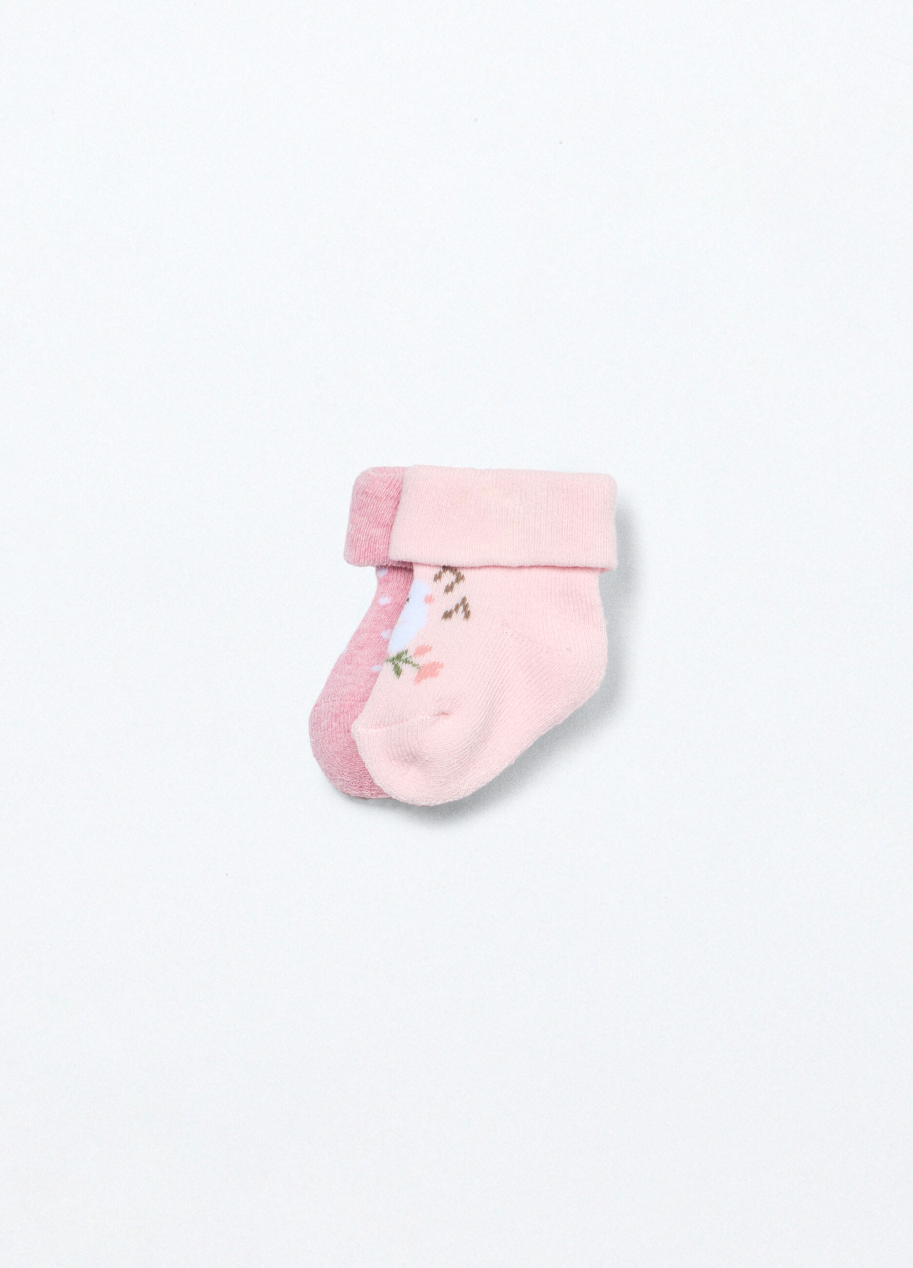 Pack 2 calze in spugna misto cotone