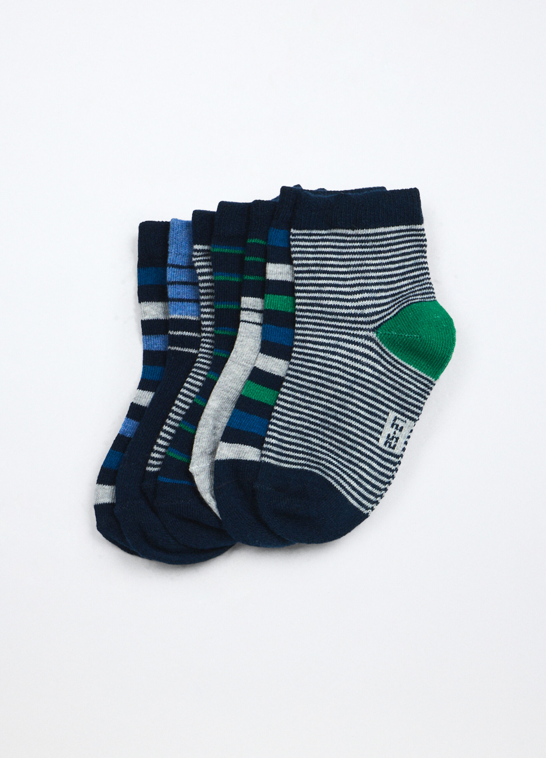 Pack 7 calzini corti misto cotone bambino