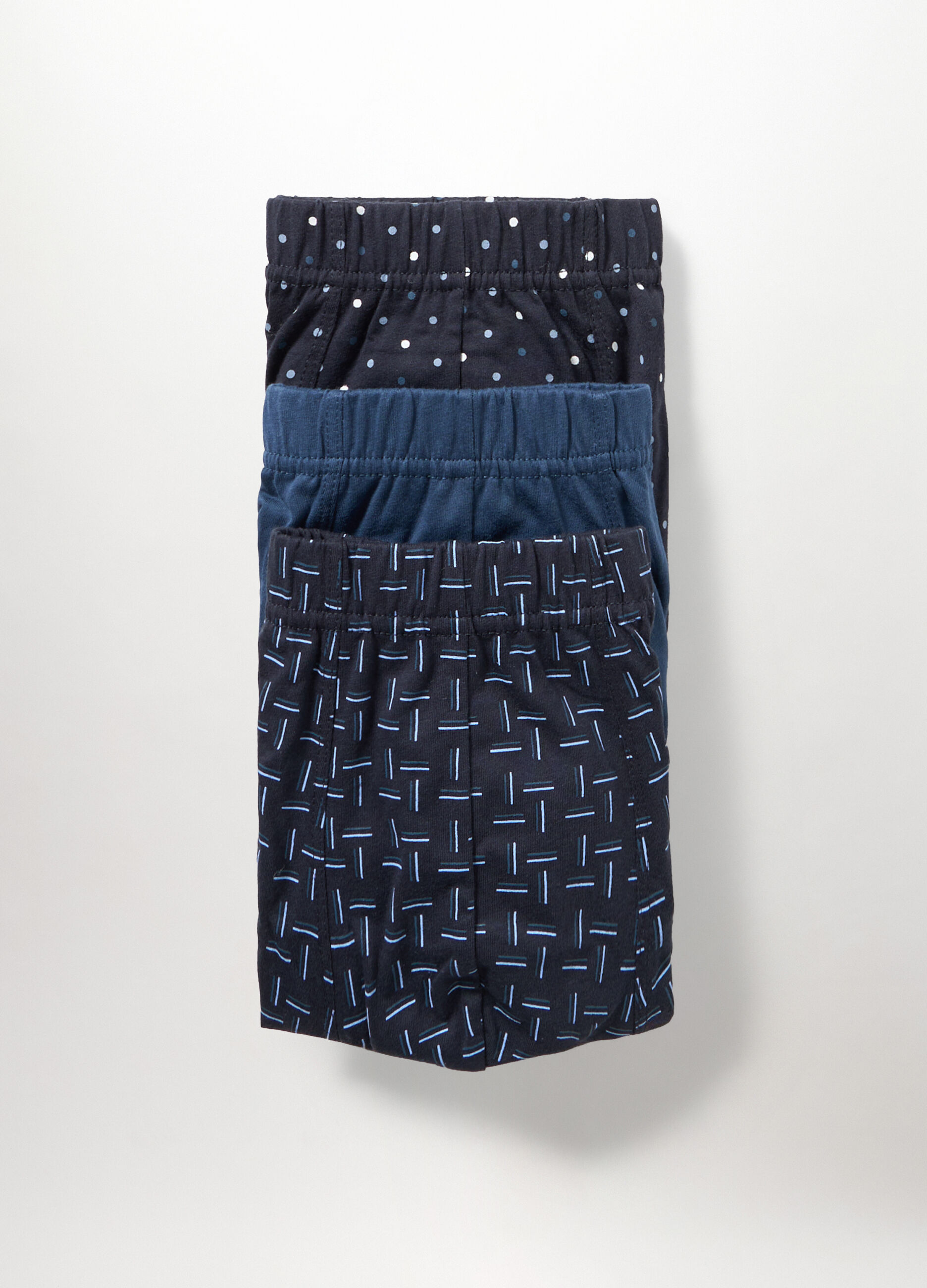 3 pack boxer in cotone a fantasia uomo