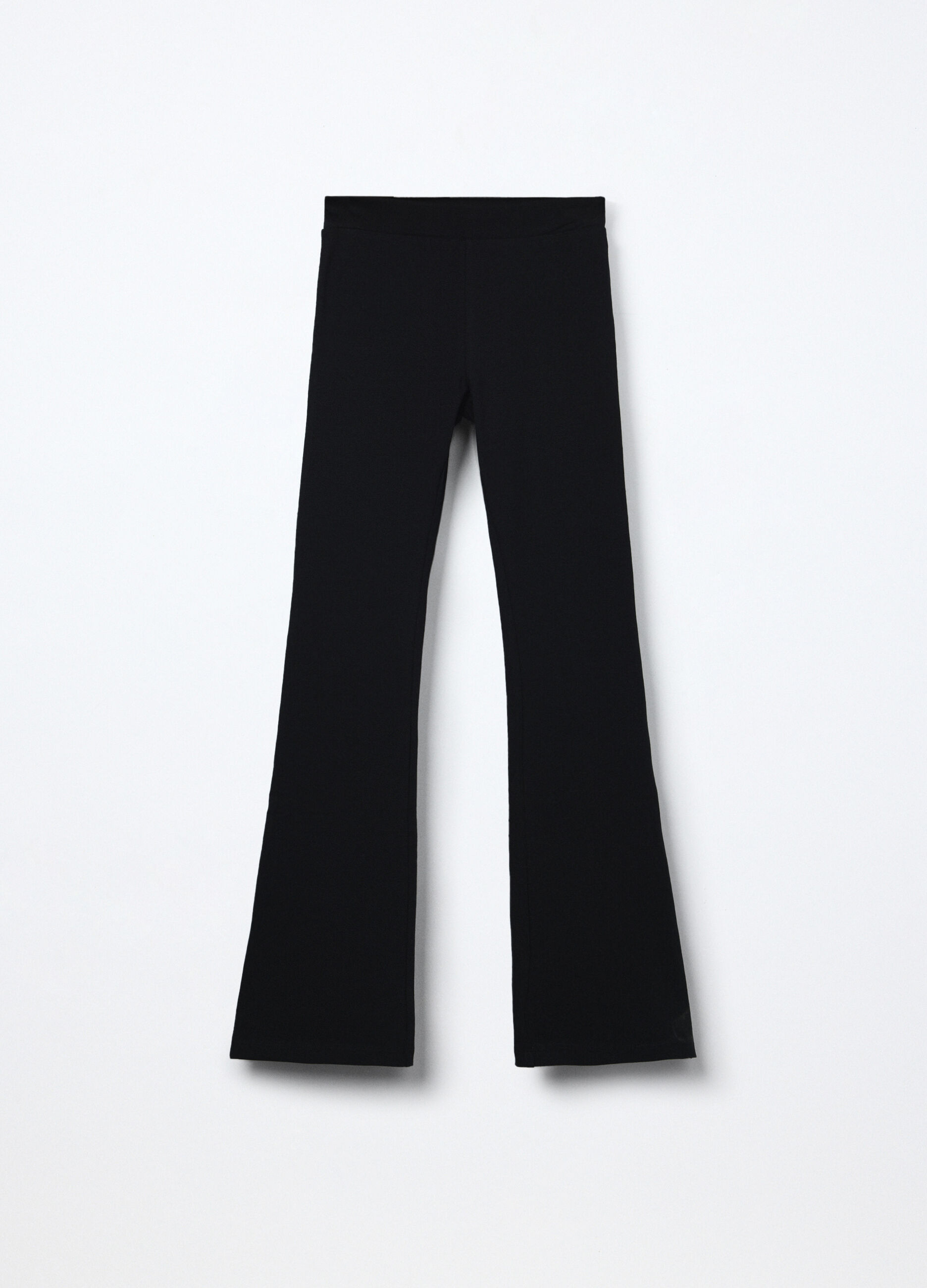 Leggings flare fit in jersey di cotone stretch ragazza