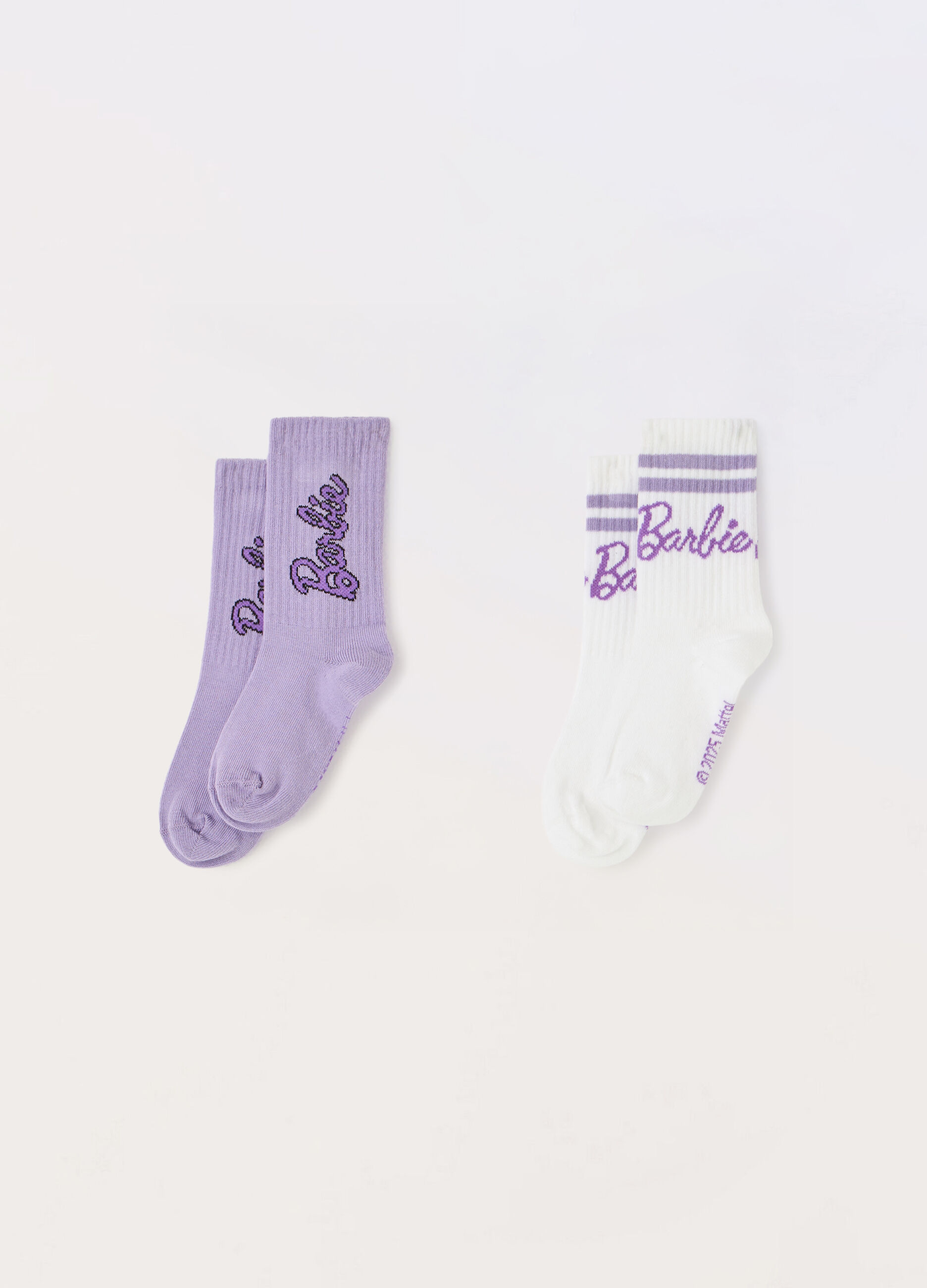 Pack 2 calze misto cotone bambina