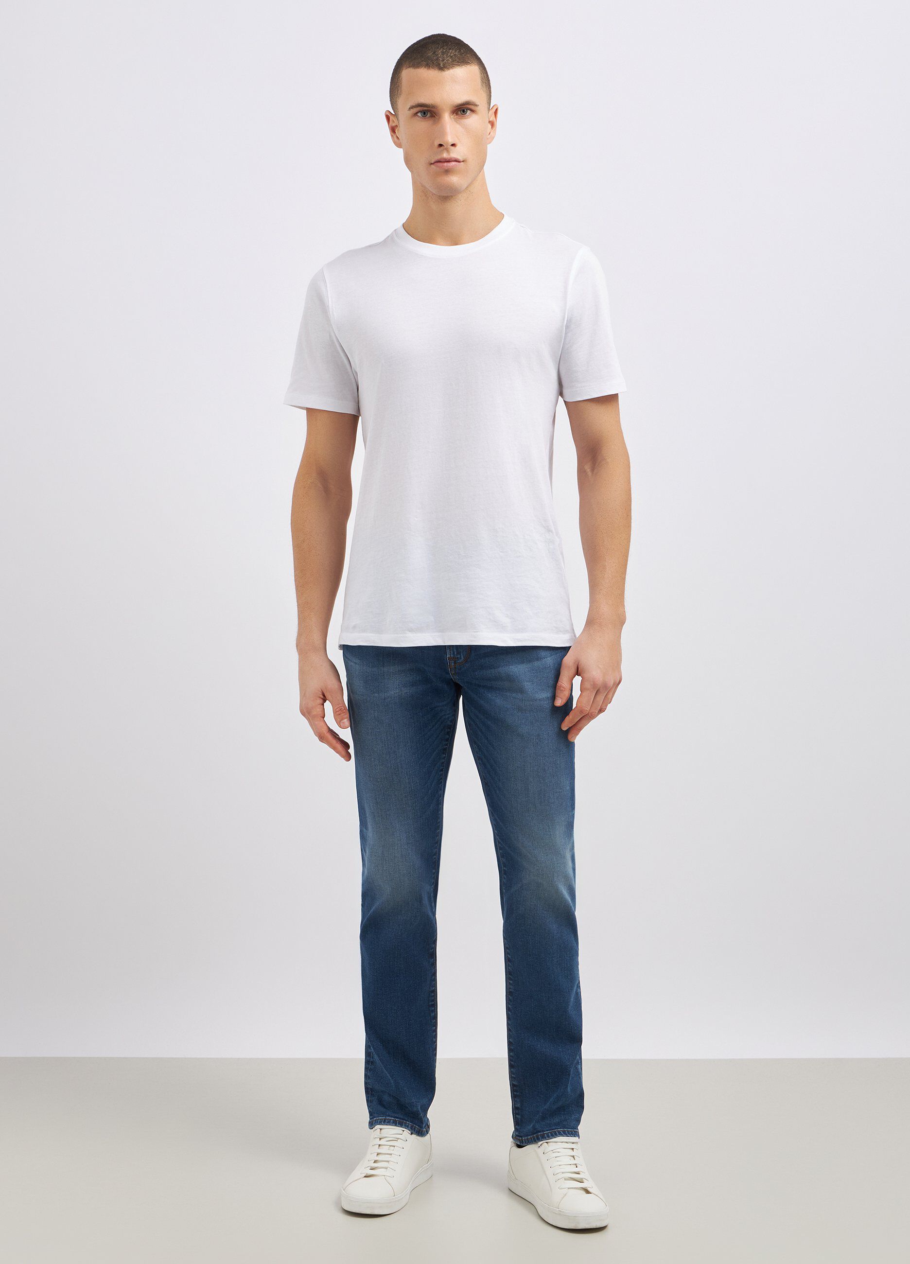 Jeans in cotone stretch uomo