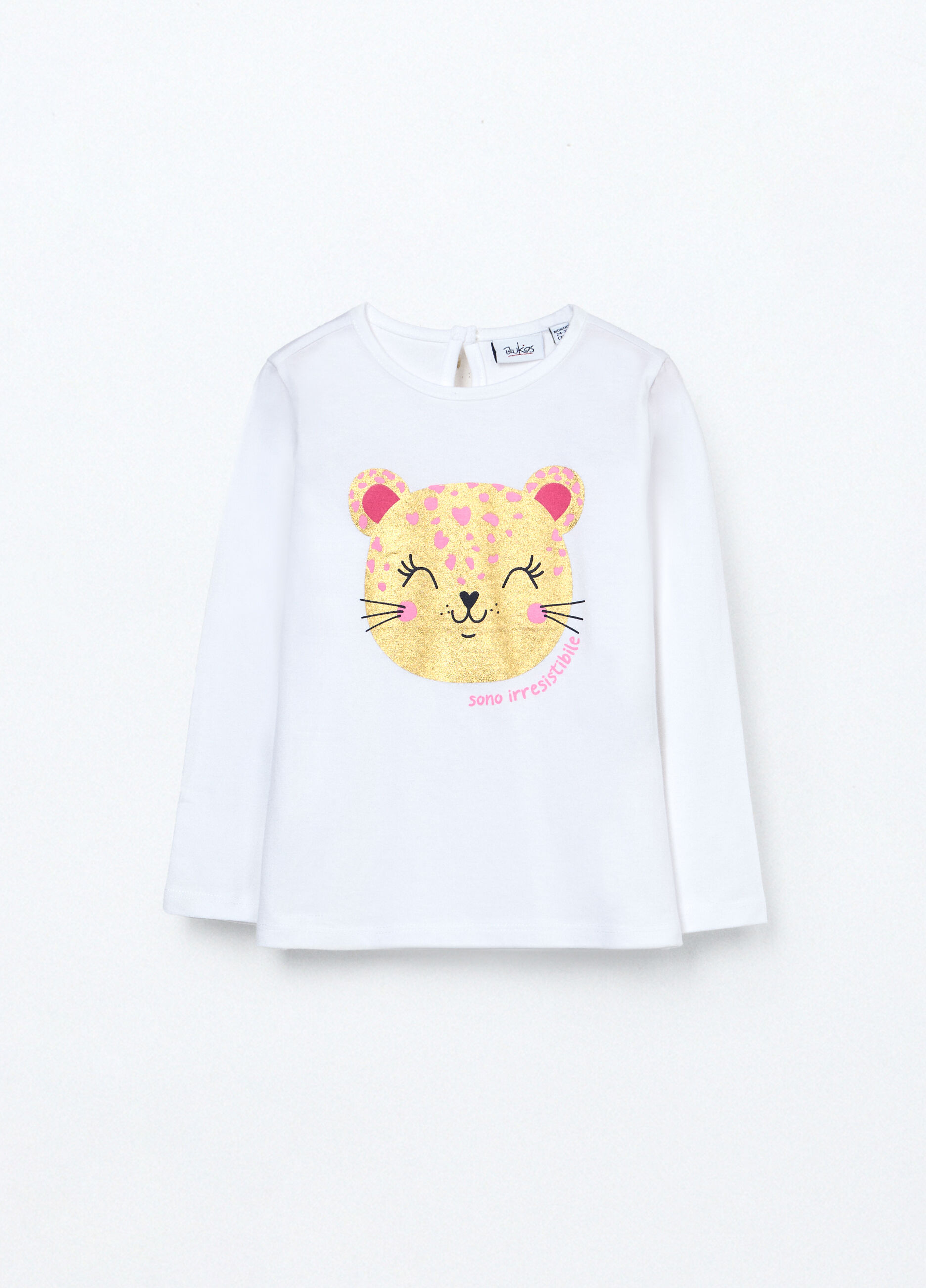 T-shirt in jersey di puro cotone neonata