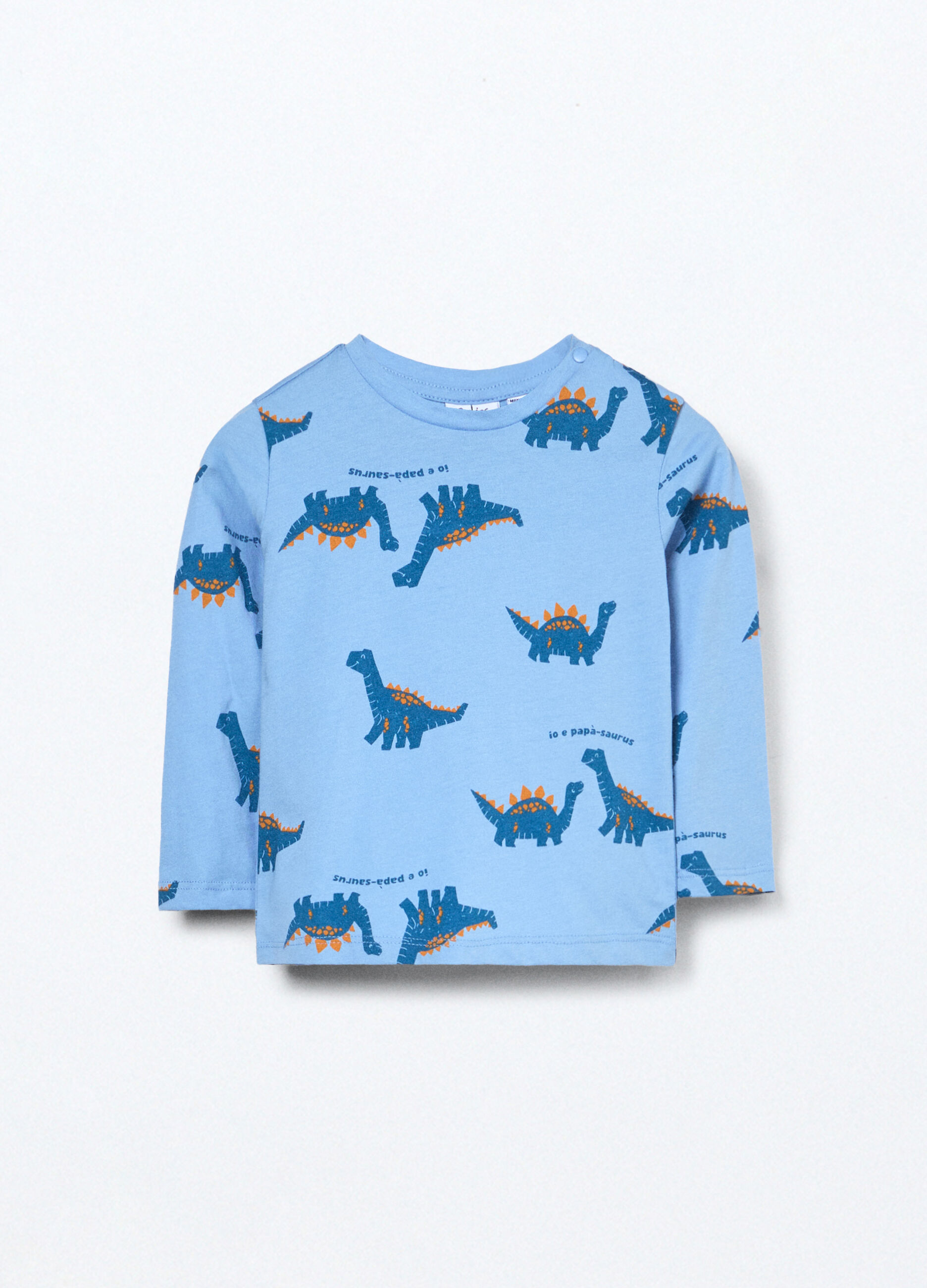 T-shirt in jersey di puro cotone neonato