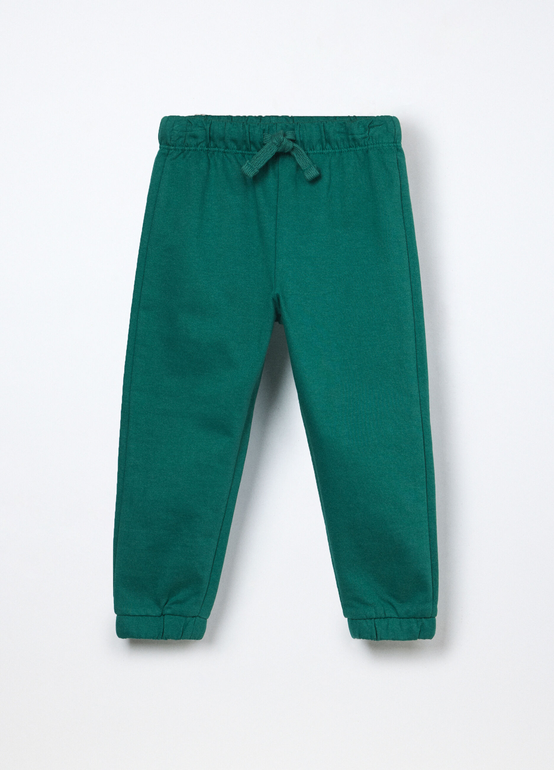 Jogger in french terry di puro cotone neonato