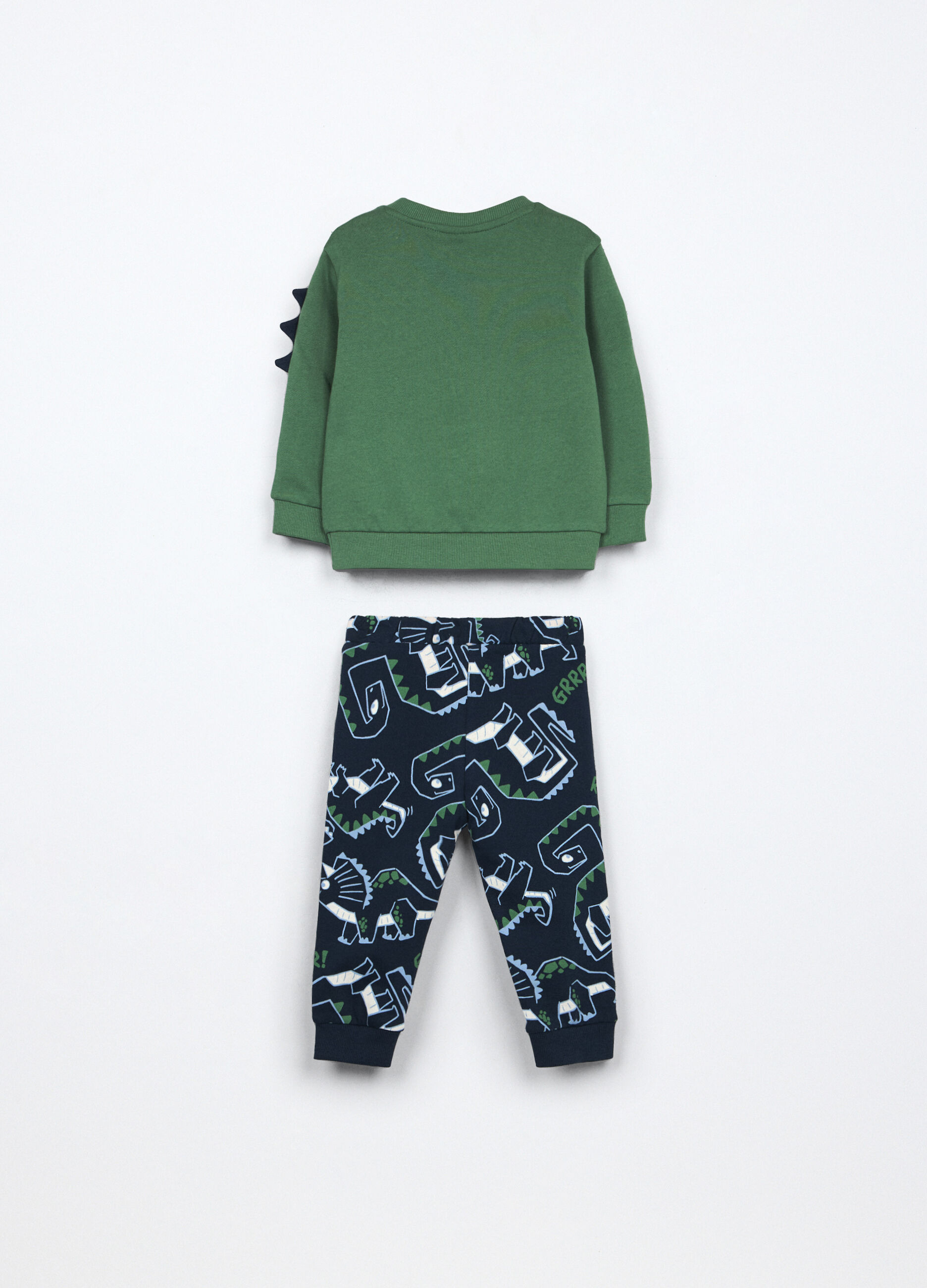 Jogging set in french terry di puro cotone neonato 3 Jogging set in french terry di puro cotone neonato