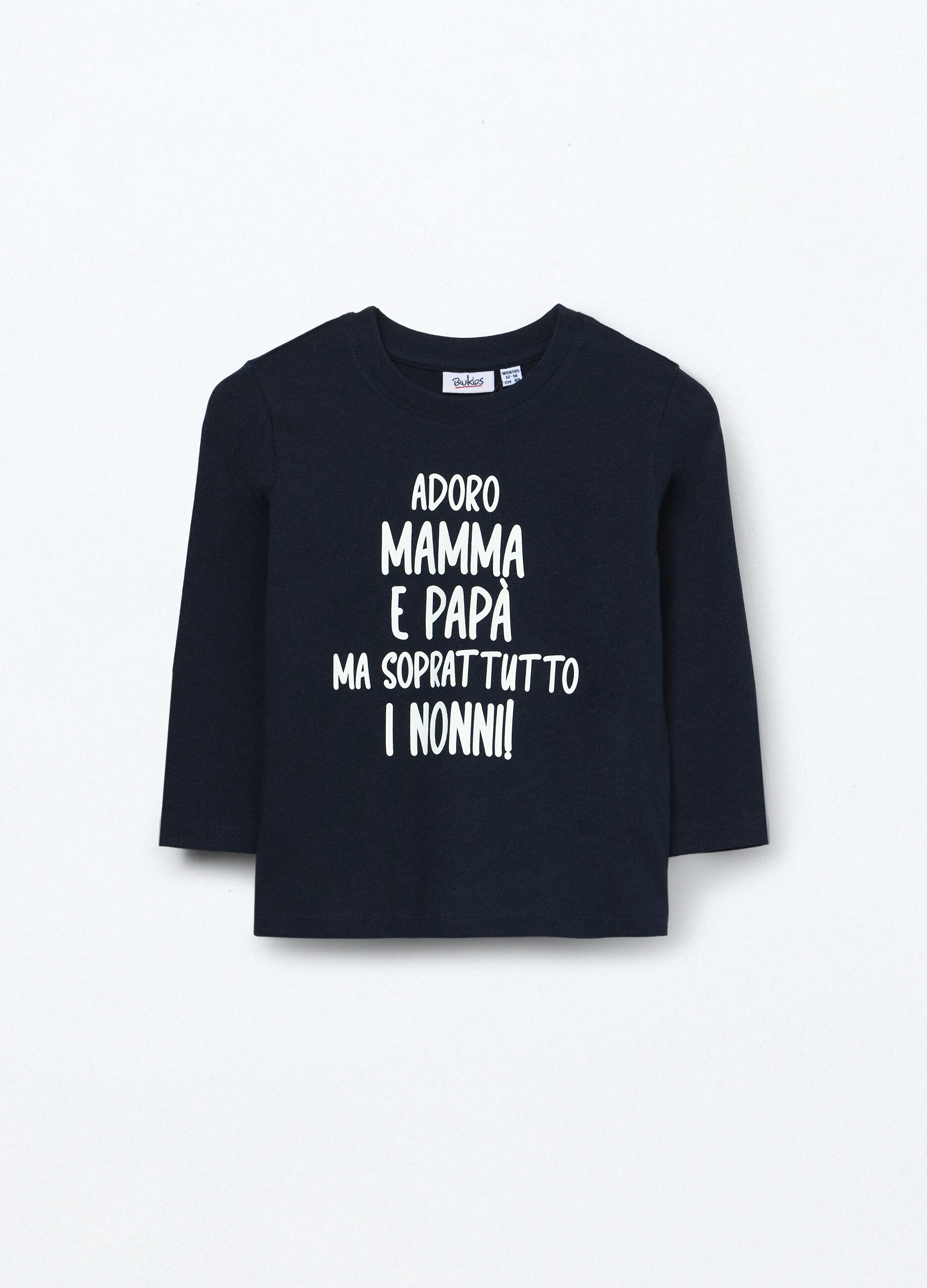 T-shirt in jersey di puro cotone neonato