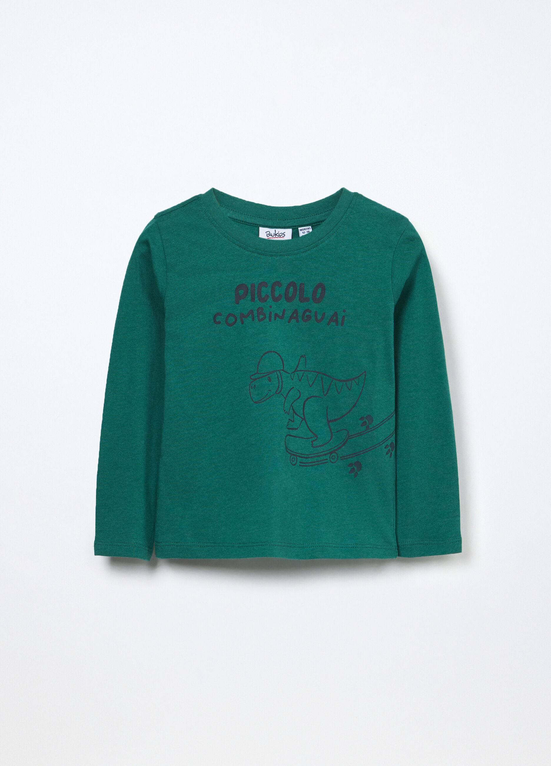 T-shirt in jersey di puro cotone neonato