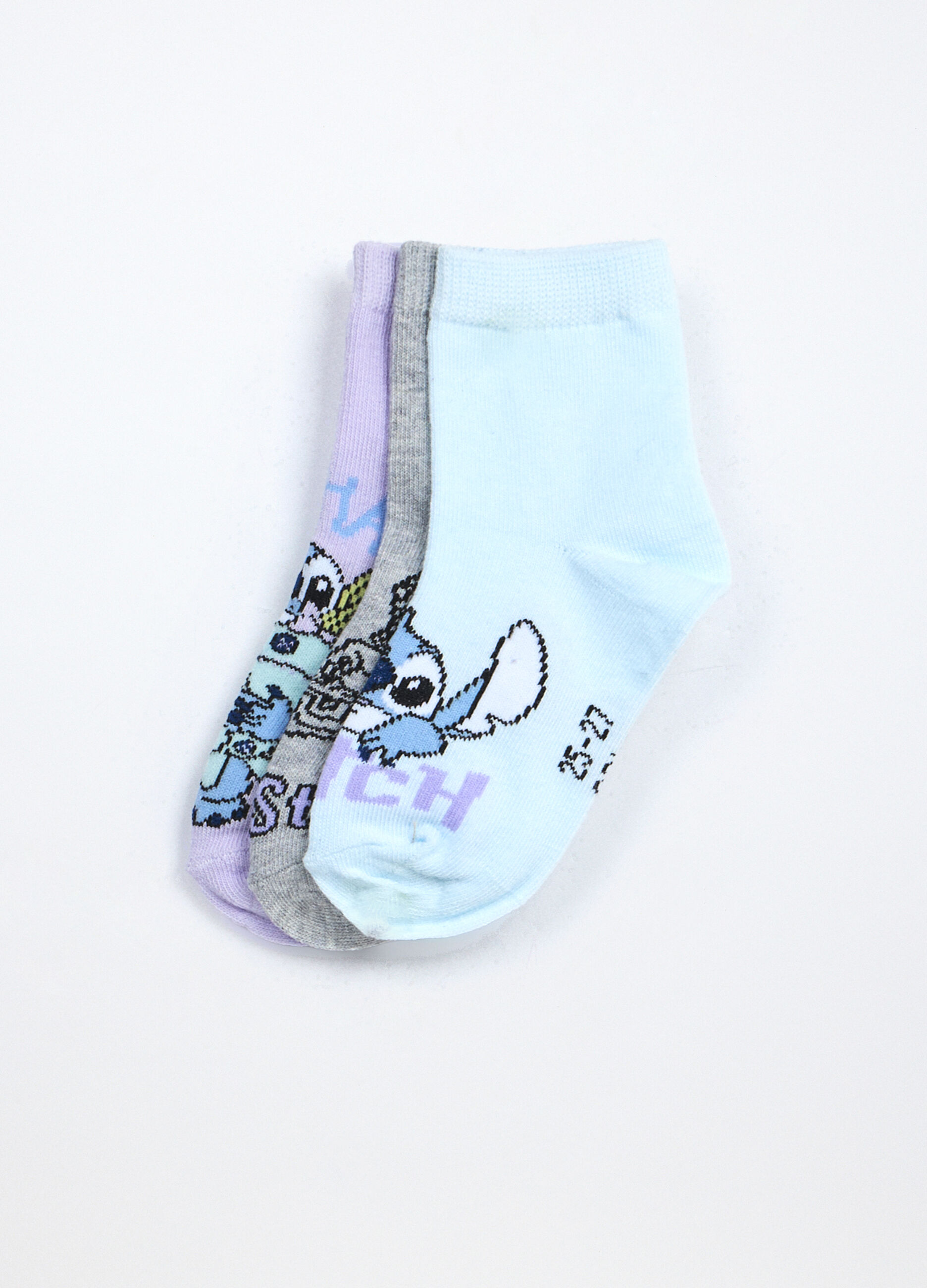 Pack 3 calze corte misto cotone bambina