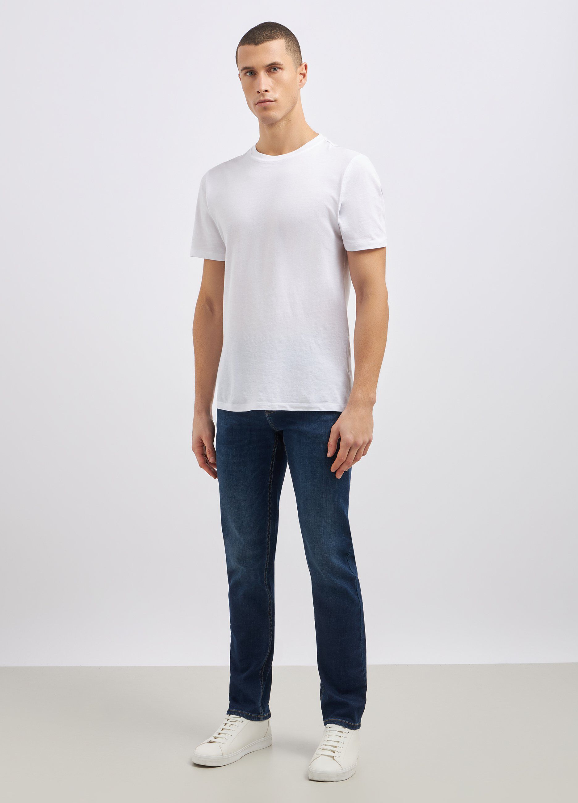 Jeans in misto cotone stretch uomo