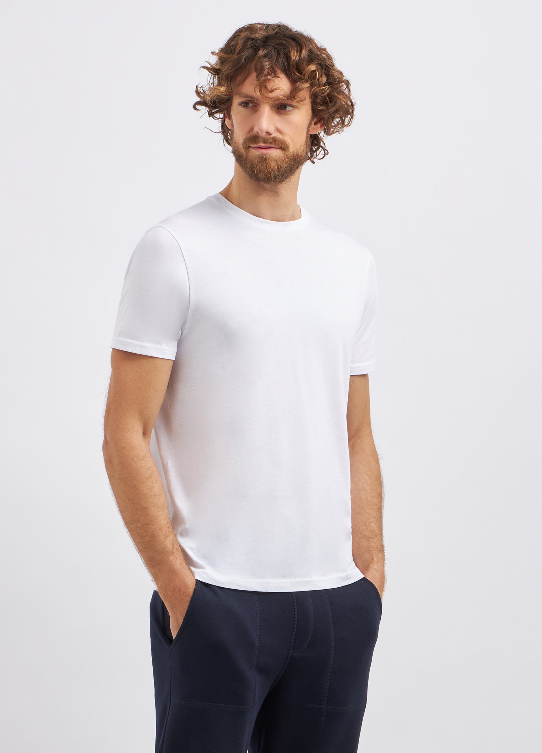 T-shirt in puro cotone uomo