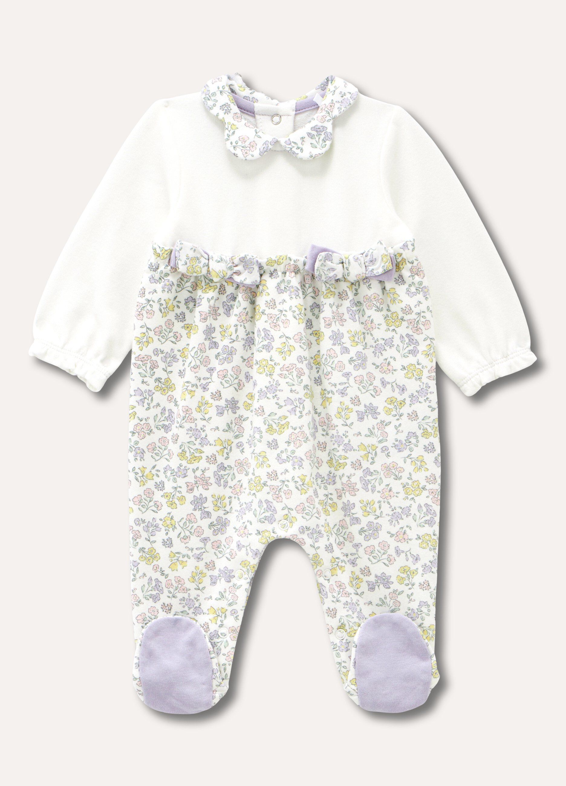 Tutina in cotone stretch neonata