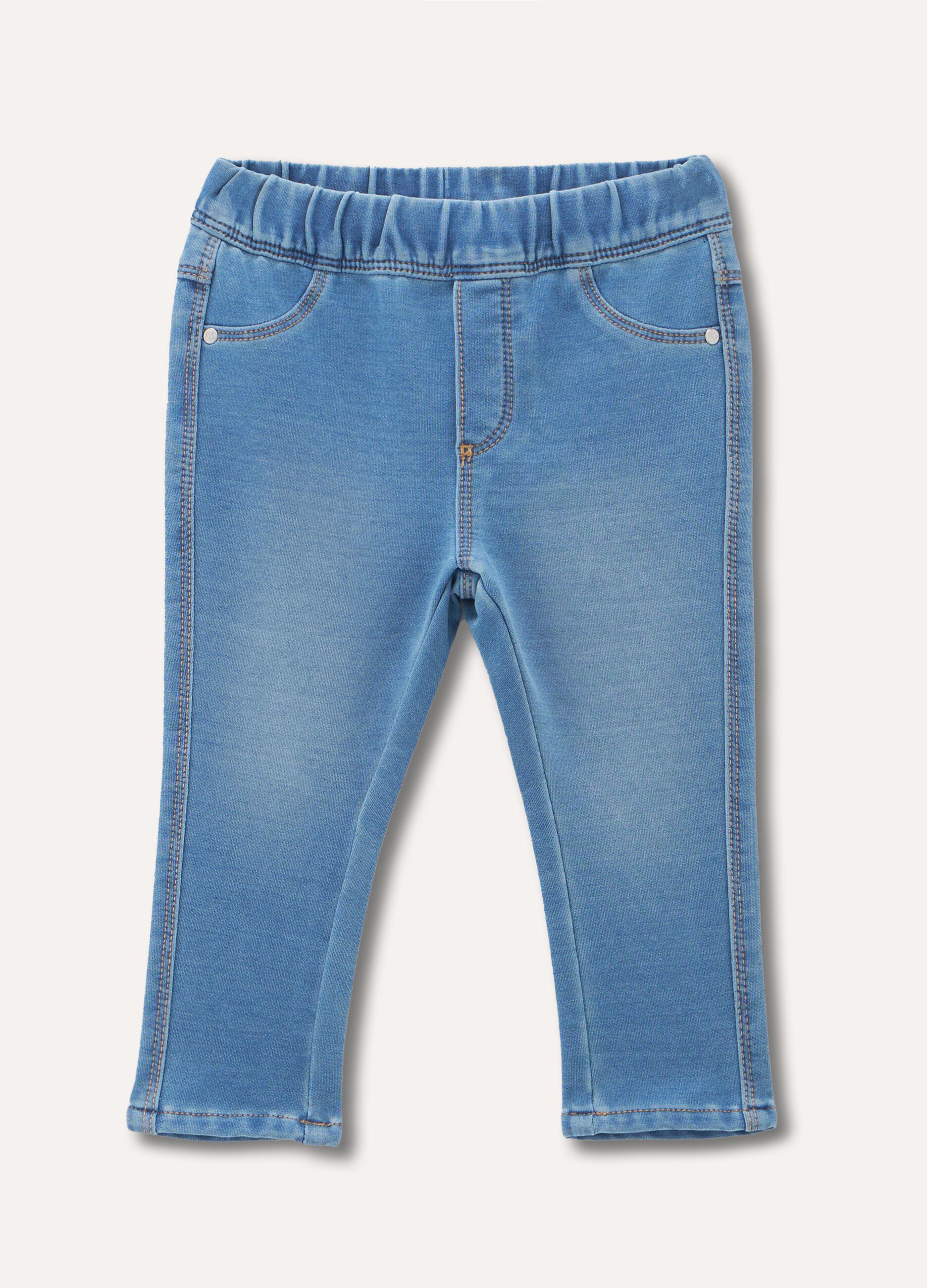 Jeggings in cotone stretch neonata