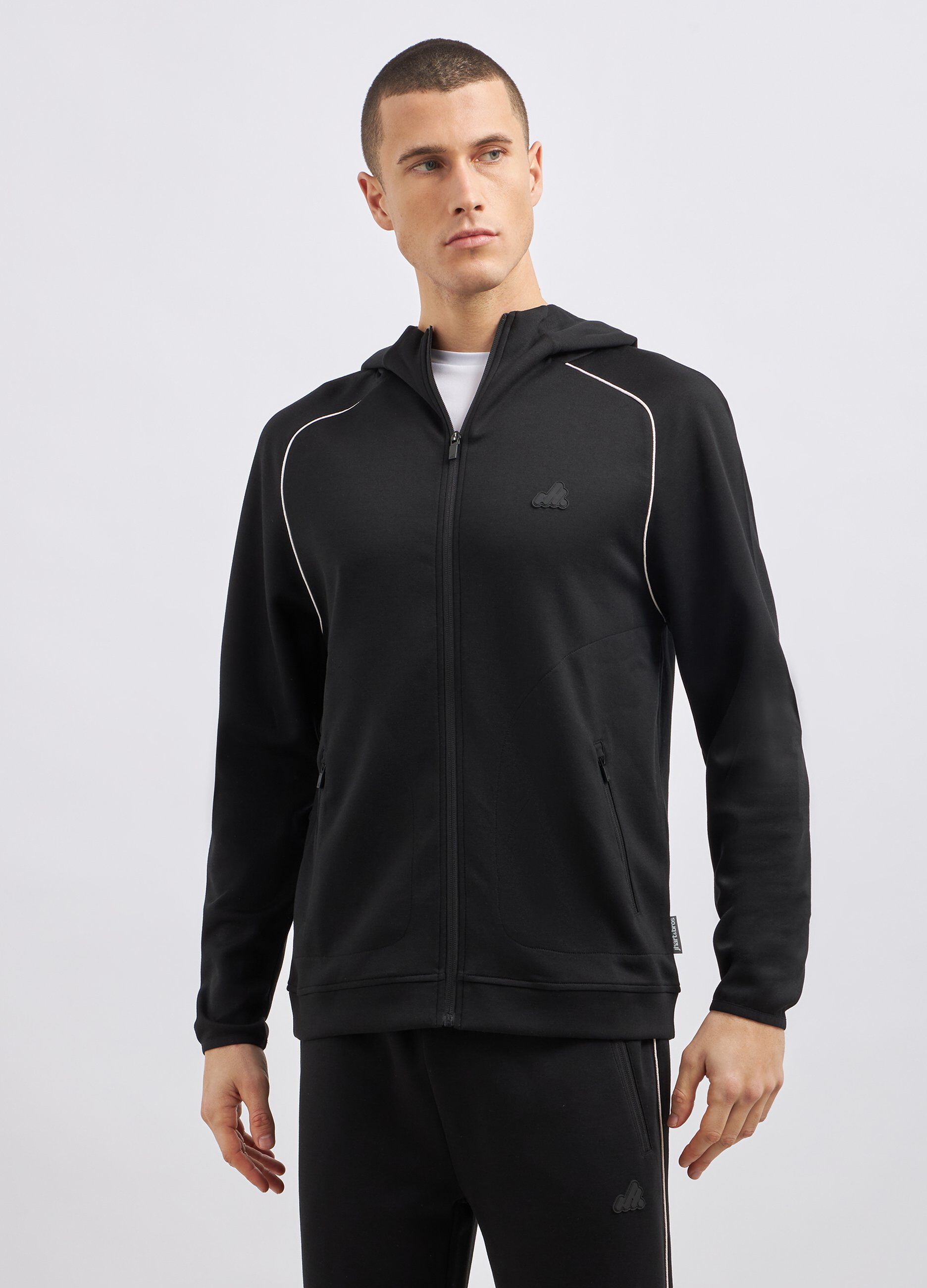 Felpa in misto viscosa stretch uomo