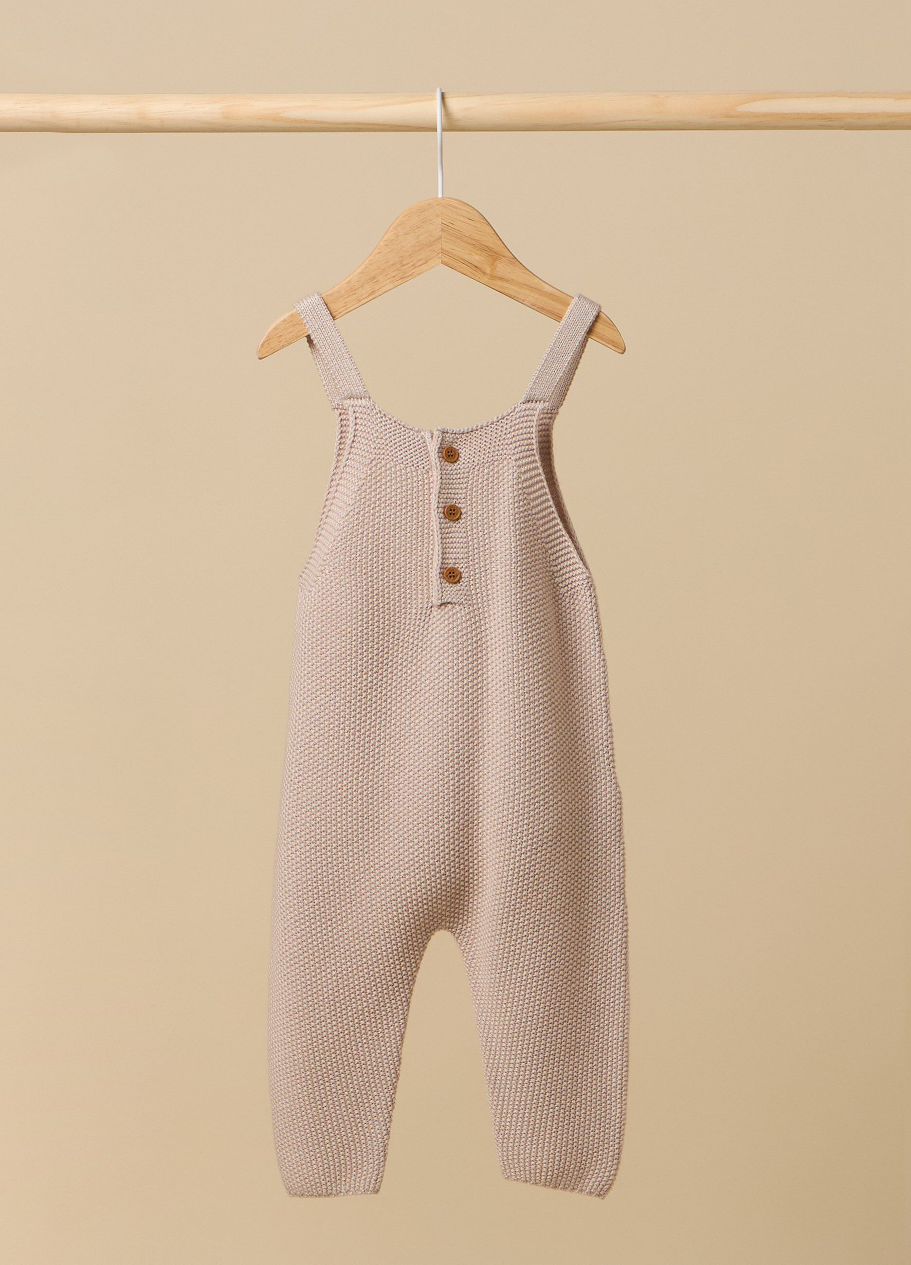 Tutina tricot IANA in misto lino neonato