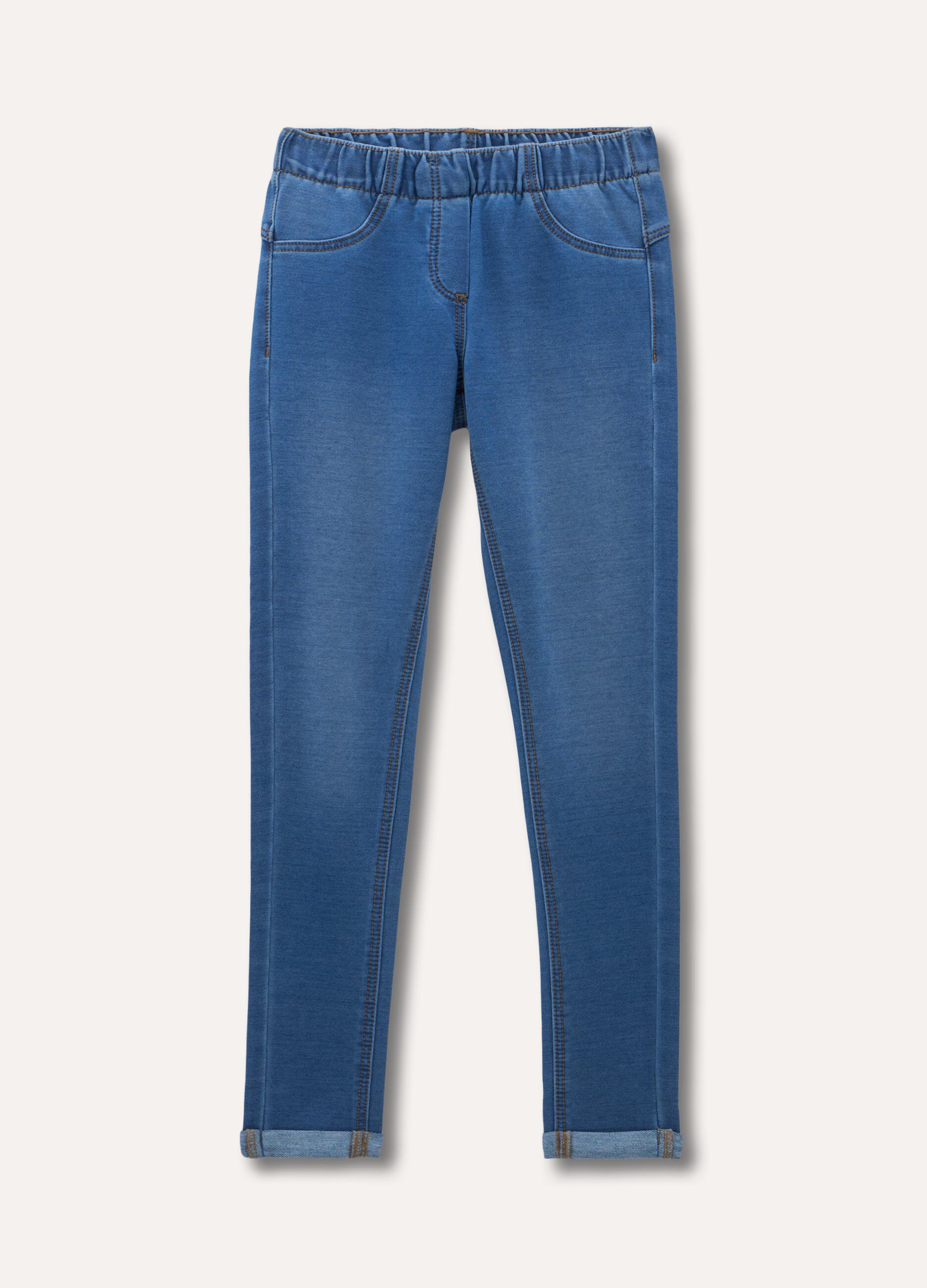 Jeggings in cotone stretch ragazza