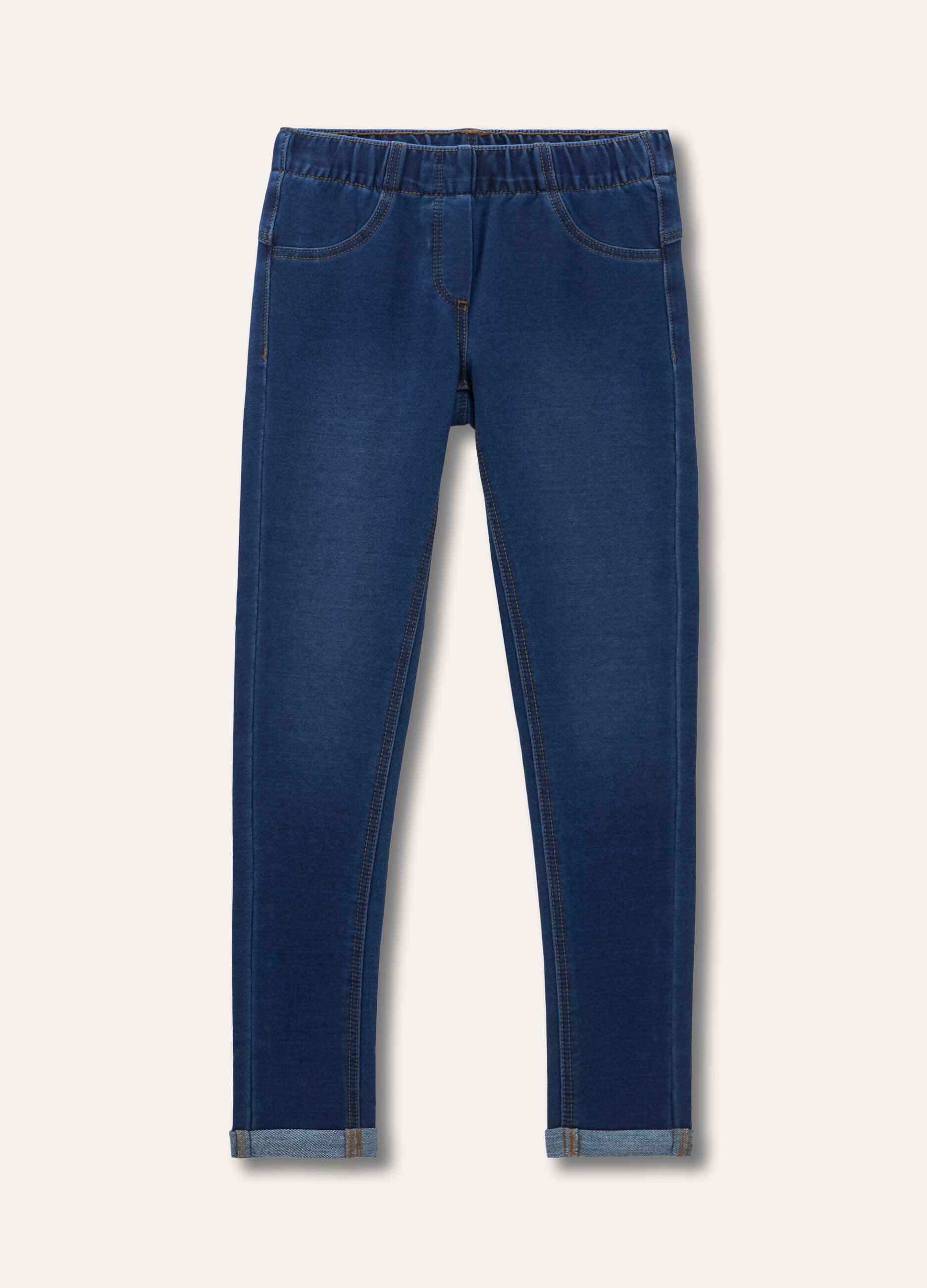 Jeggings in cotone stretch ragazza