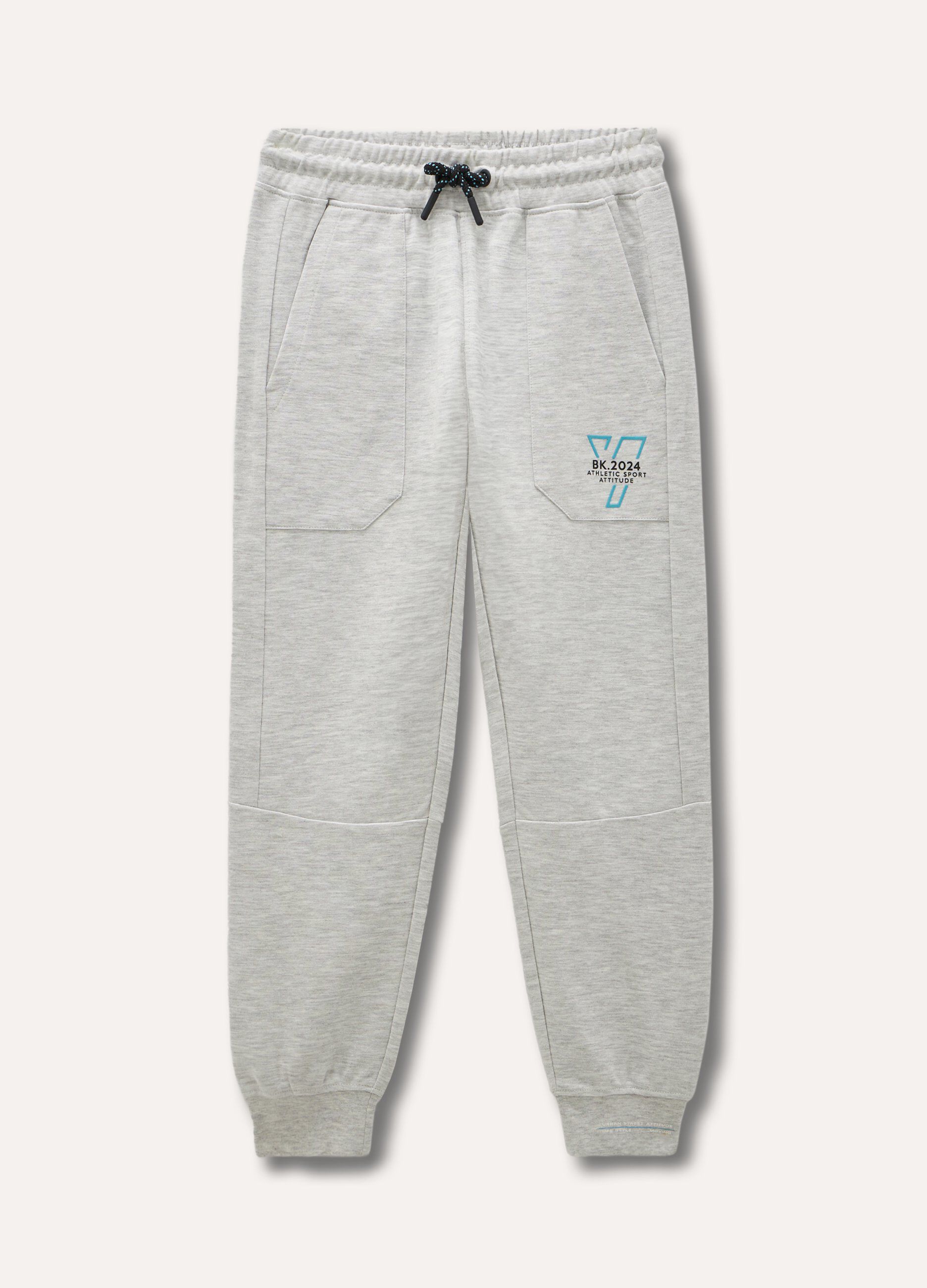 Jogger in cotone mÃ©lange ragazzo