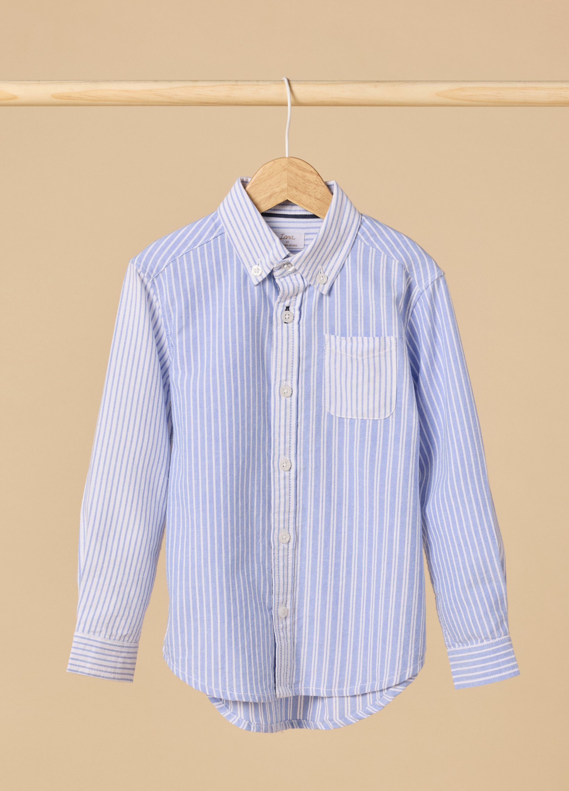 Camicia in puro cotone a righe IANA bambino