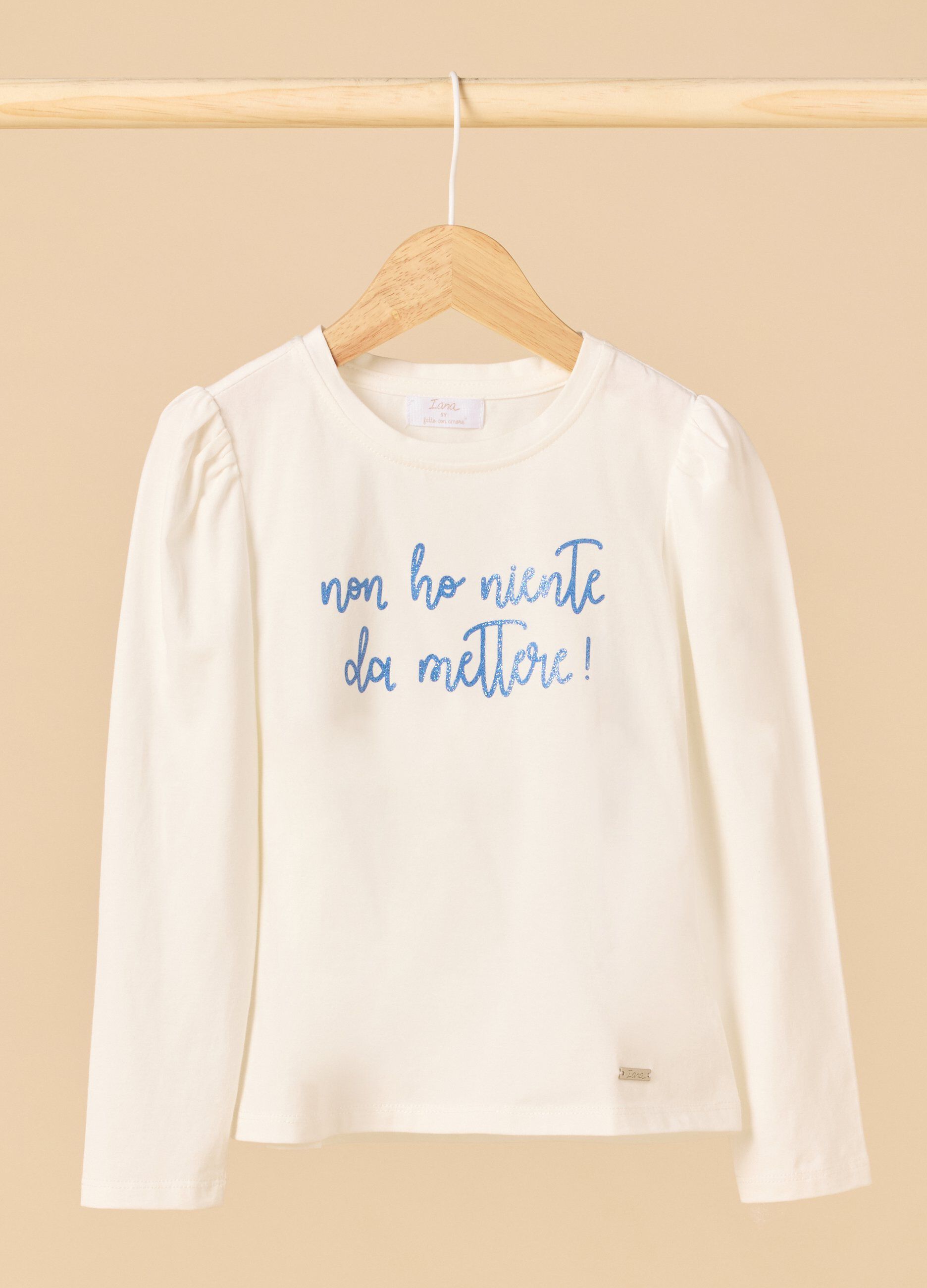 T-shirt IANA in cotone stretch bambina