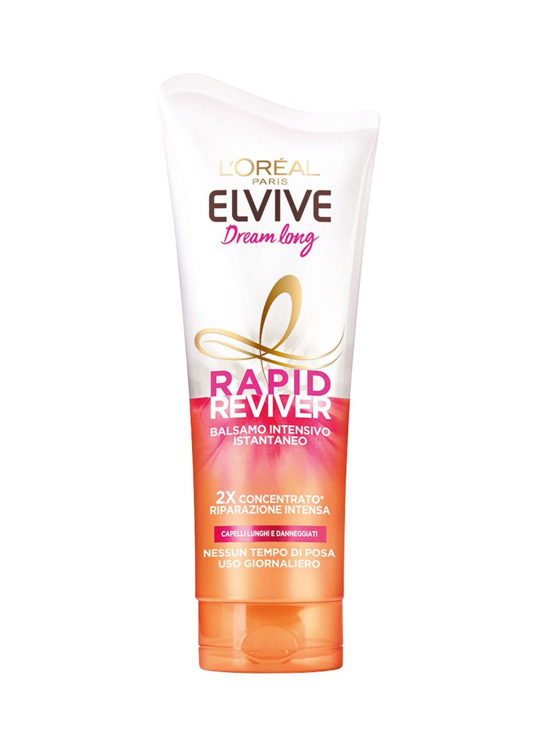 L'OrÃ©al Paris Balsamo Istantaneo Rapid Reviver Elvive Dream Long, Arricchito con Amminoacido e Olio Protettivo, per Capelli Lunghi e Danneggiati, 180 ml.