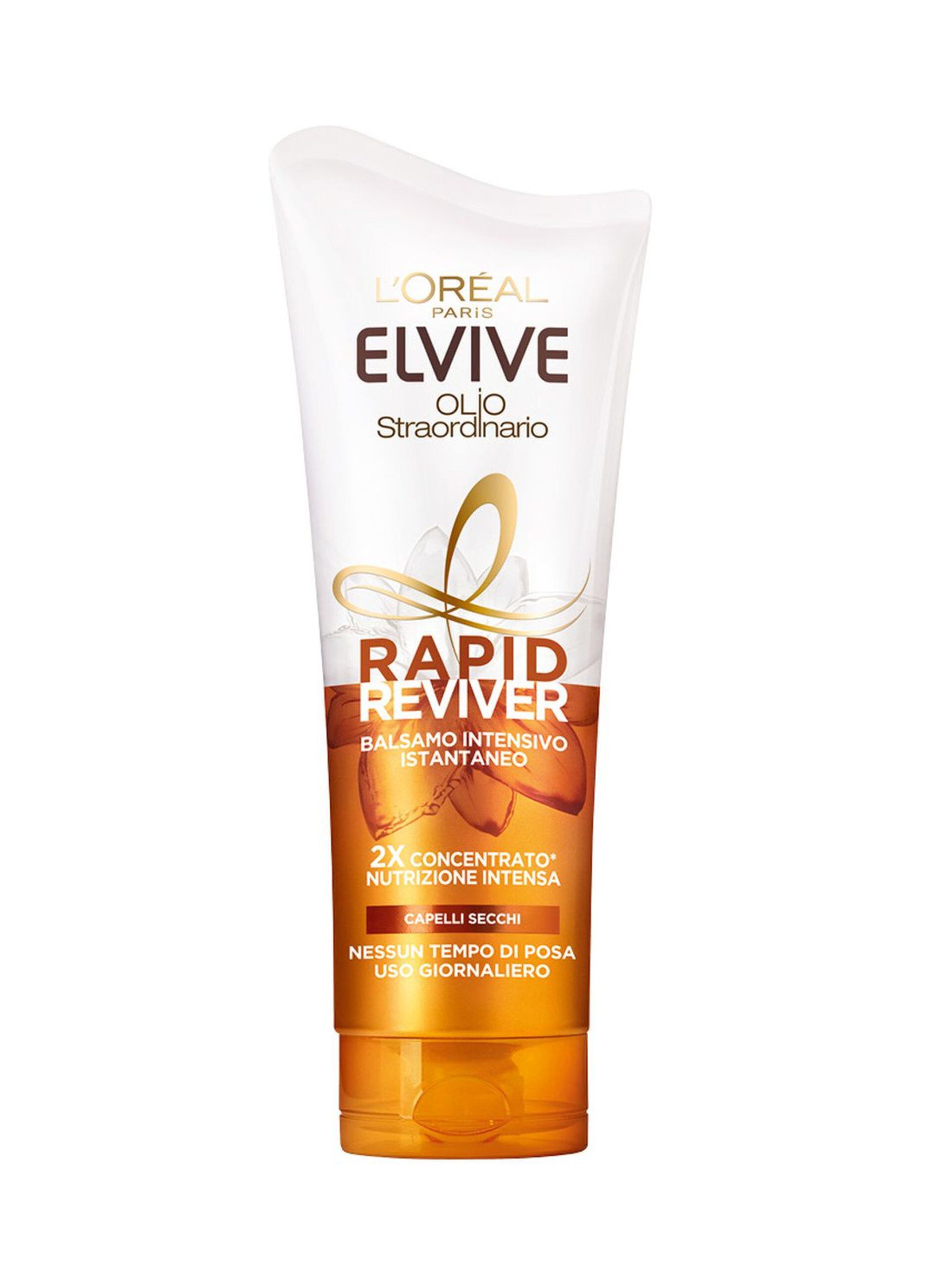 L'OrÃ©al Paris Balsamo Istantaneo Rapid Reviver Elvive Olio Straordinario, Arricchito con Amminoacido e Olio di Jojoba, per Capelli Secchi, 180 ml.