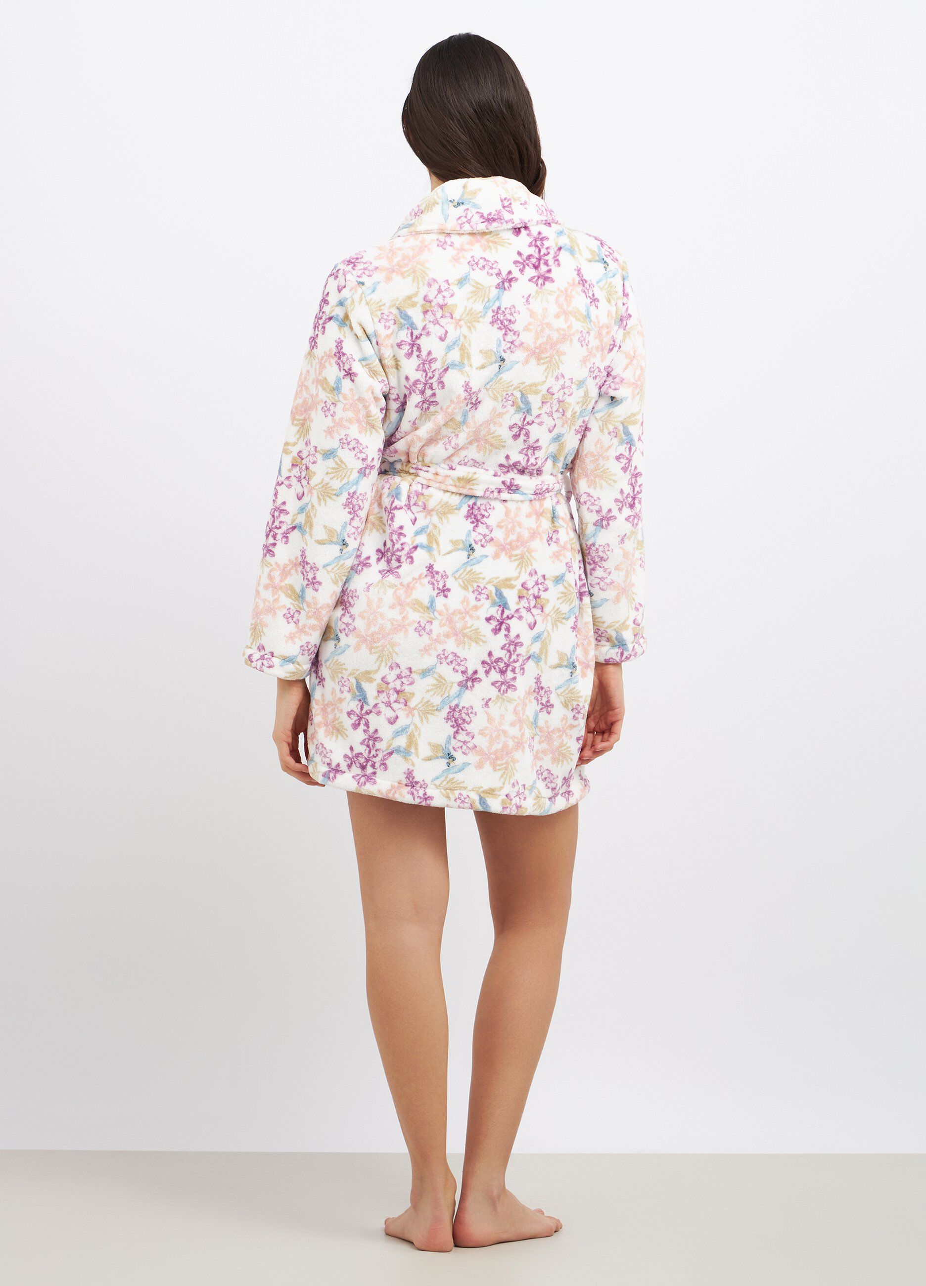 Vestaglia in coral fleece donna