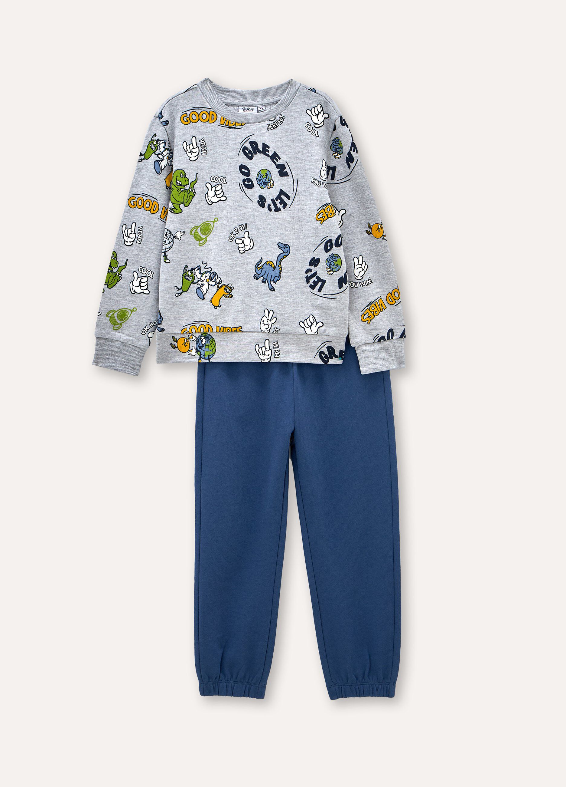 Jogging set in cotone bambino