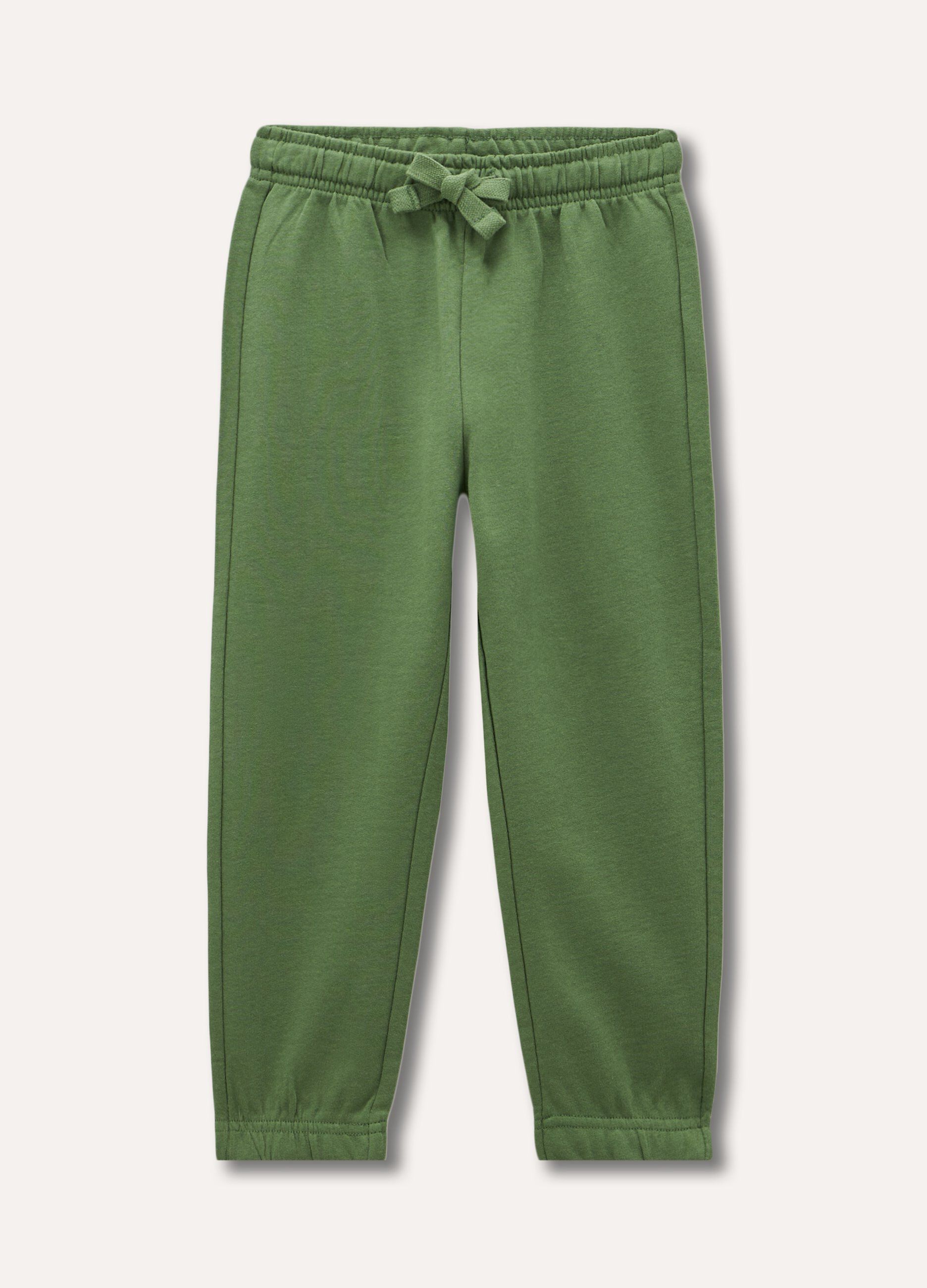 Jogger in puro cotone bambino