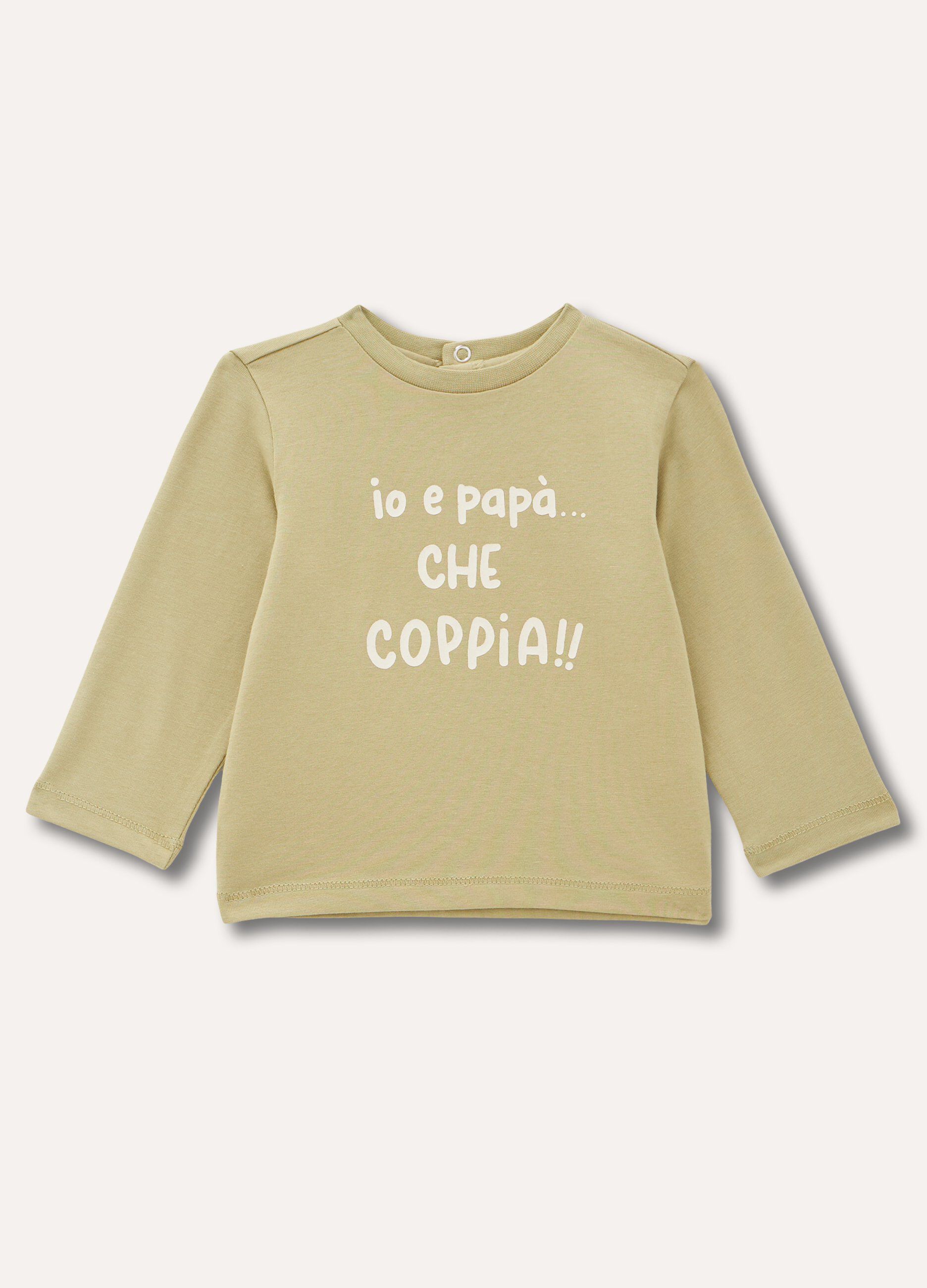 T-shirt in cotone stretch neonato