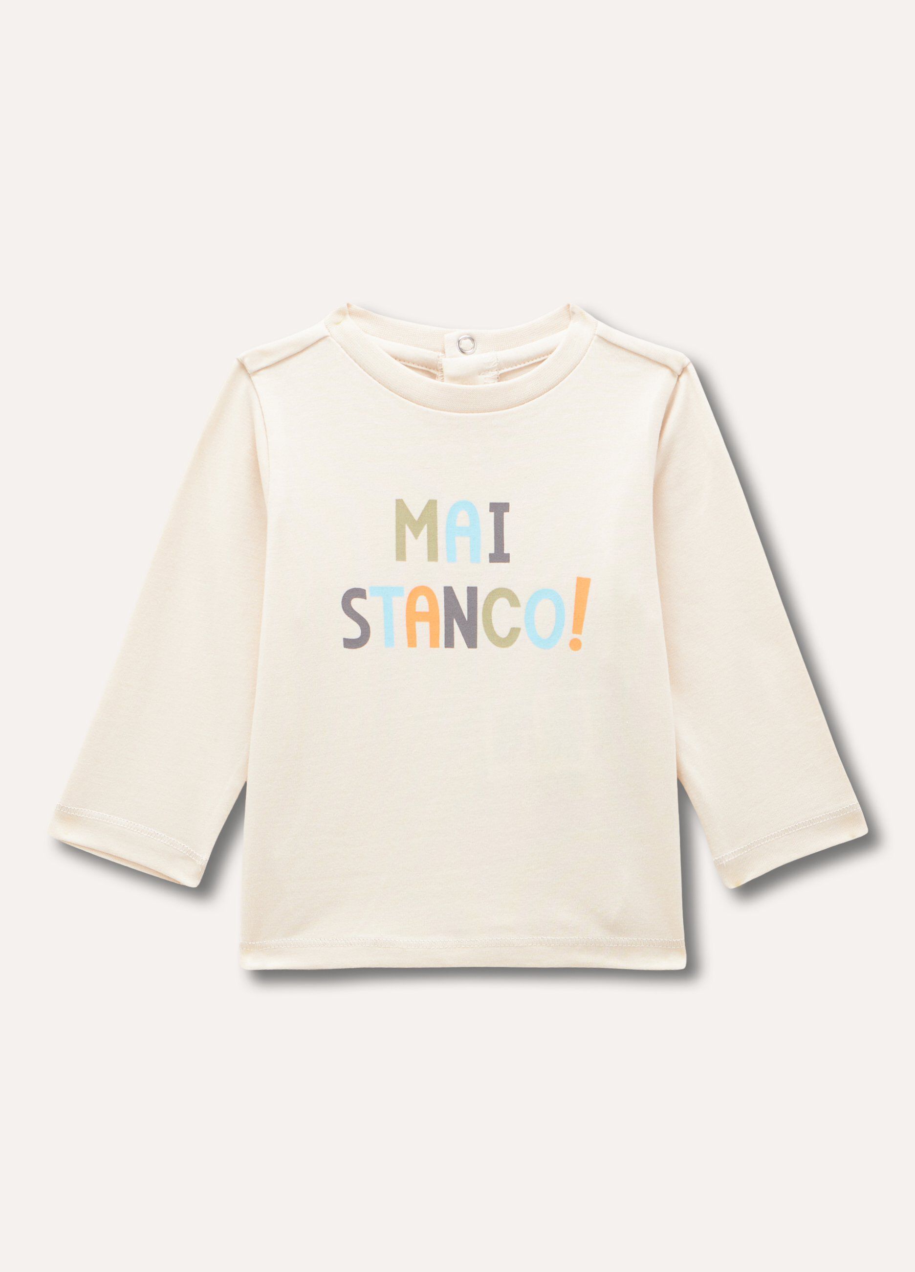 T-shirt in cotone stretch neonato